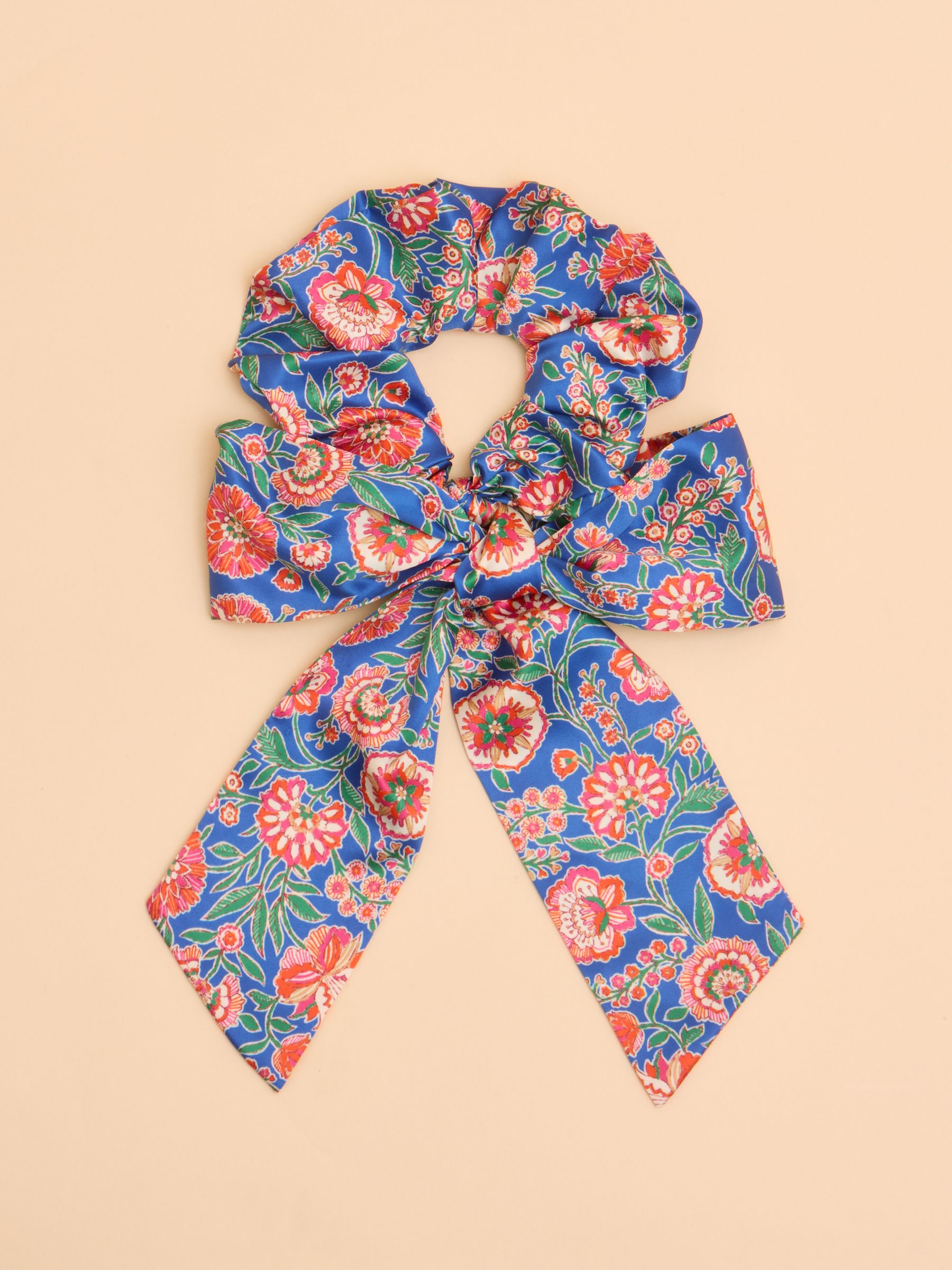 Elissia Blue/Pink Scarf Scrunchie - Image 2 of 3