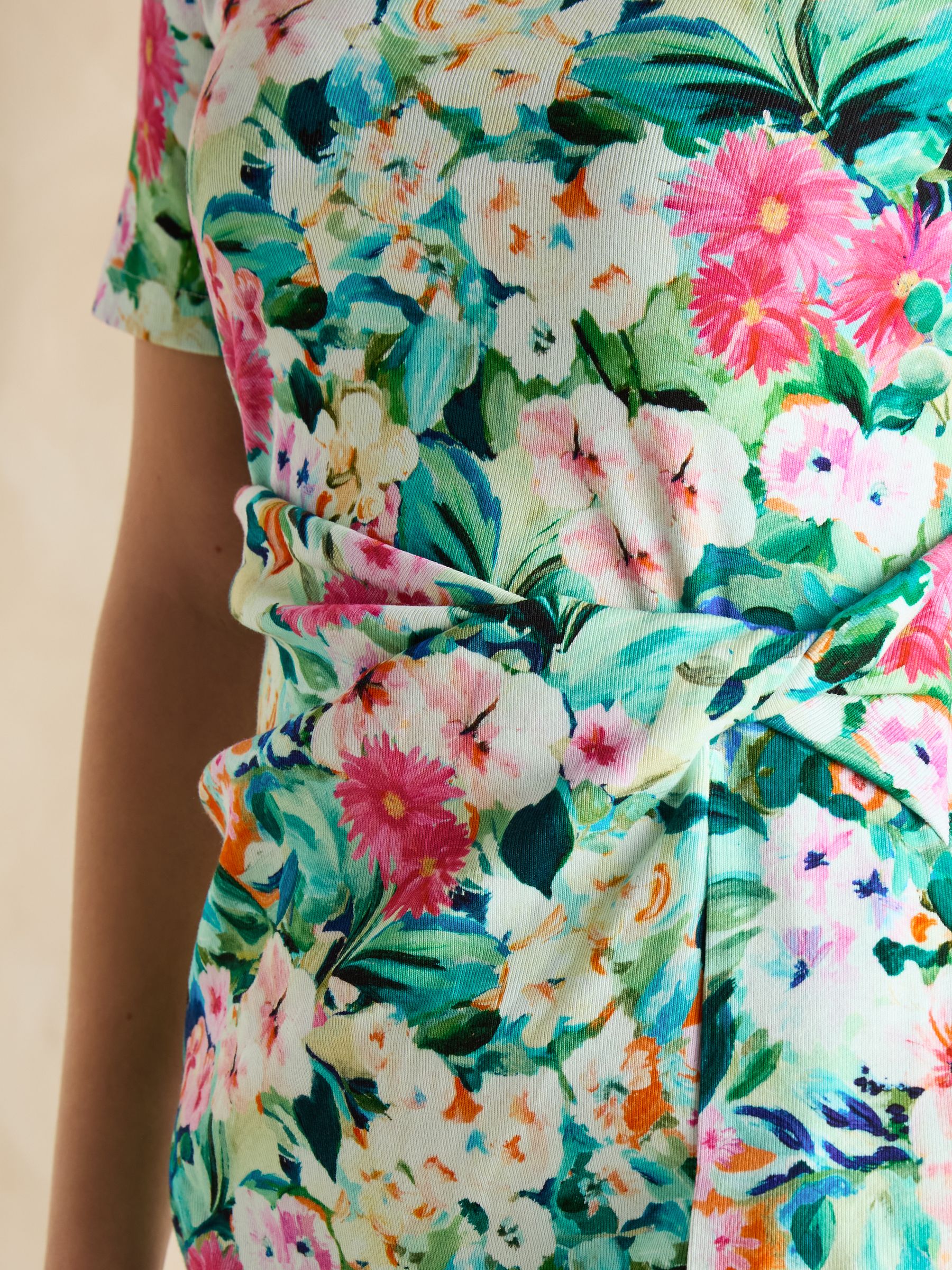 Annabelle Multi Twist Jersey T-Shirt Dress - Image 6 of 7