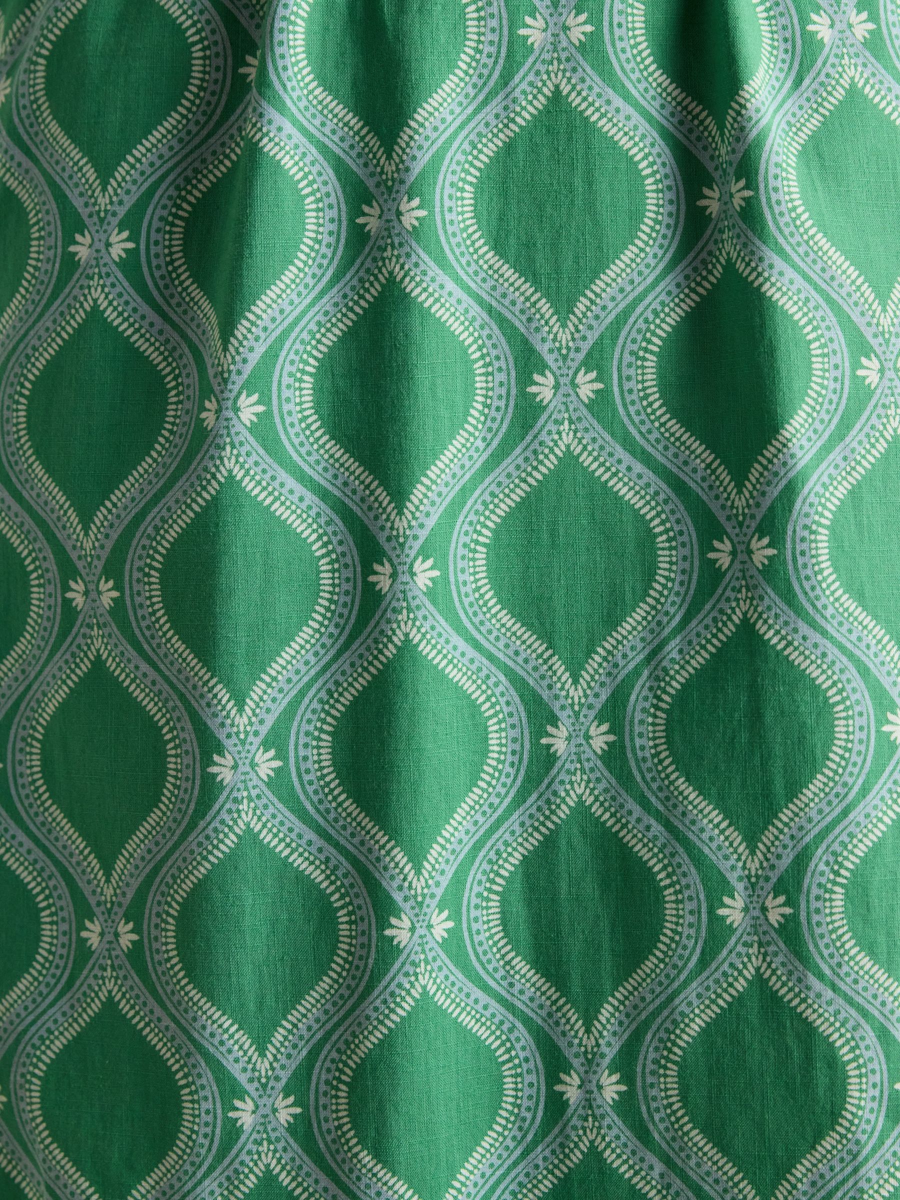 Winnie Green Frill Shoulder Dress - Image 6 of 9