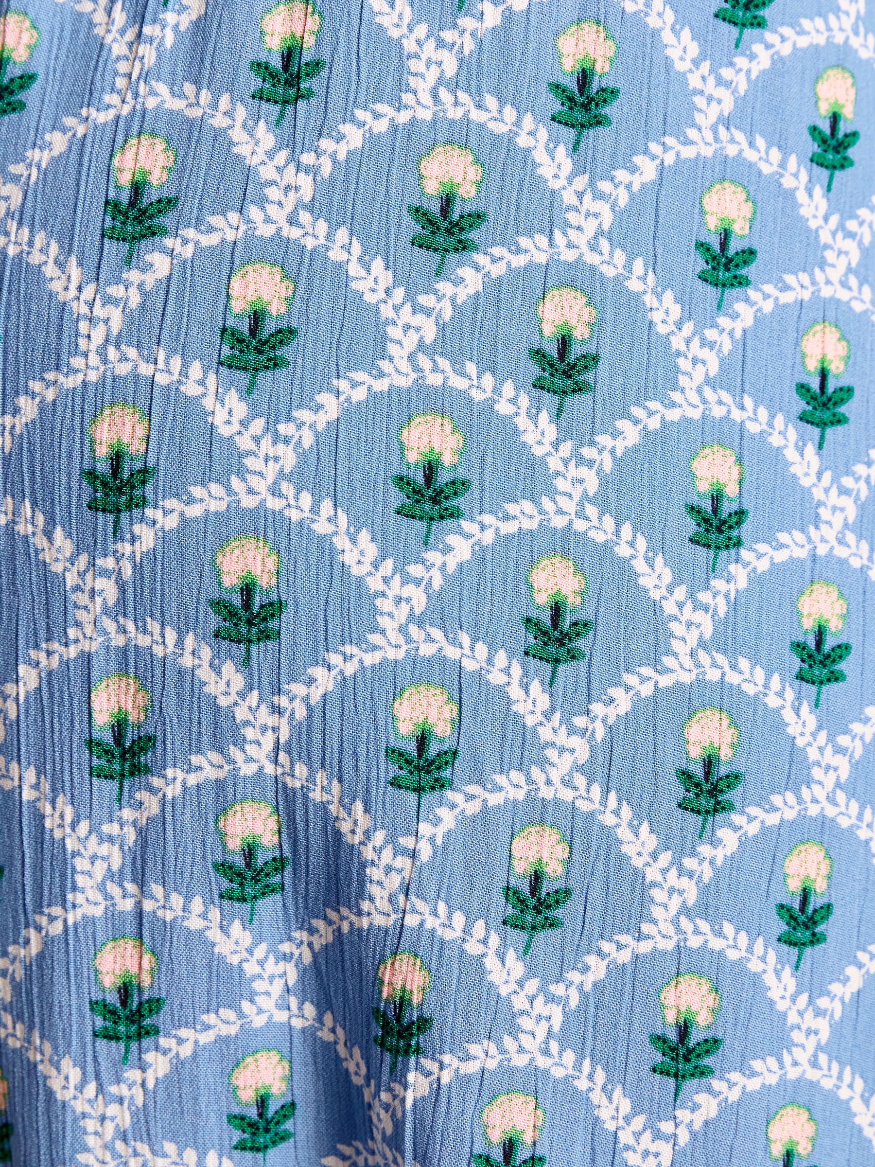 Rosie Blue Midi Dress - Image 5 of 11