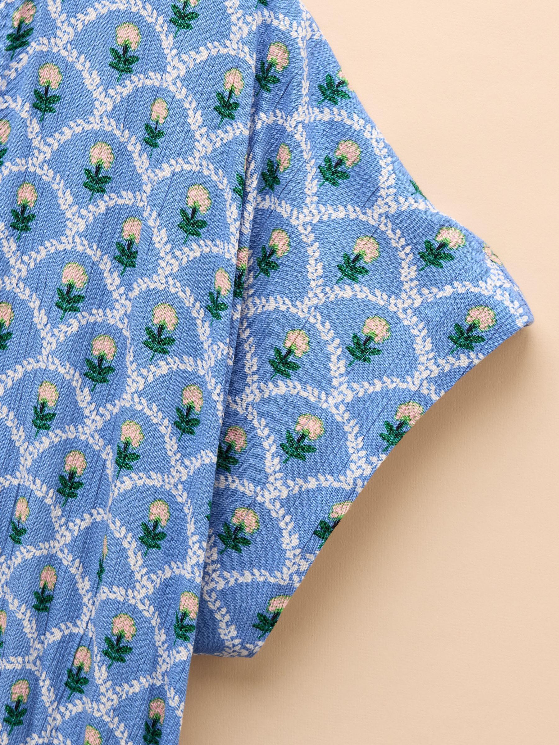 Rosie Blue Midi Dress - Image 8 of 11