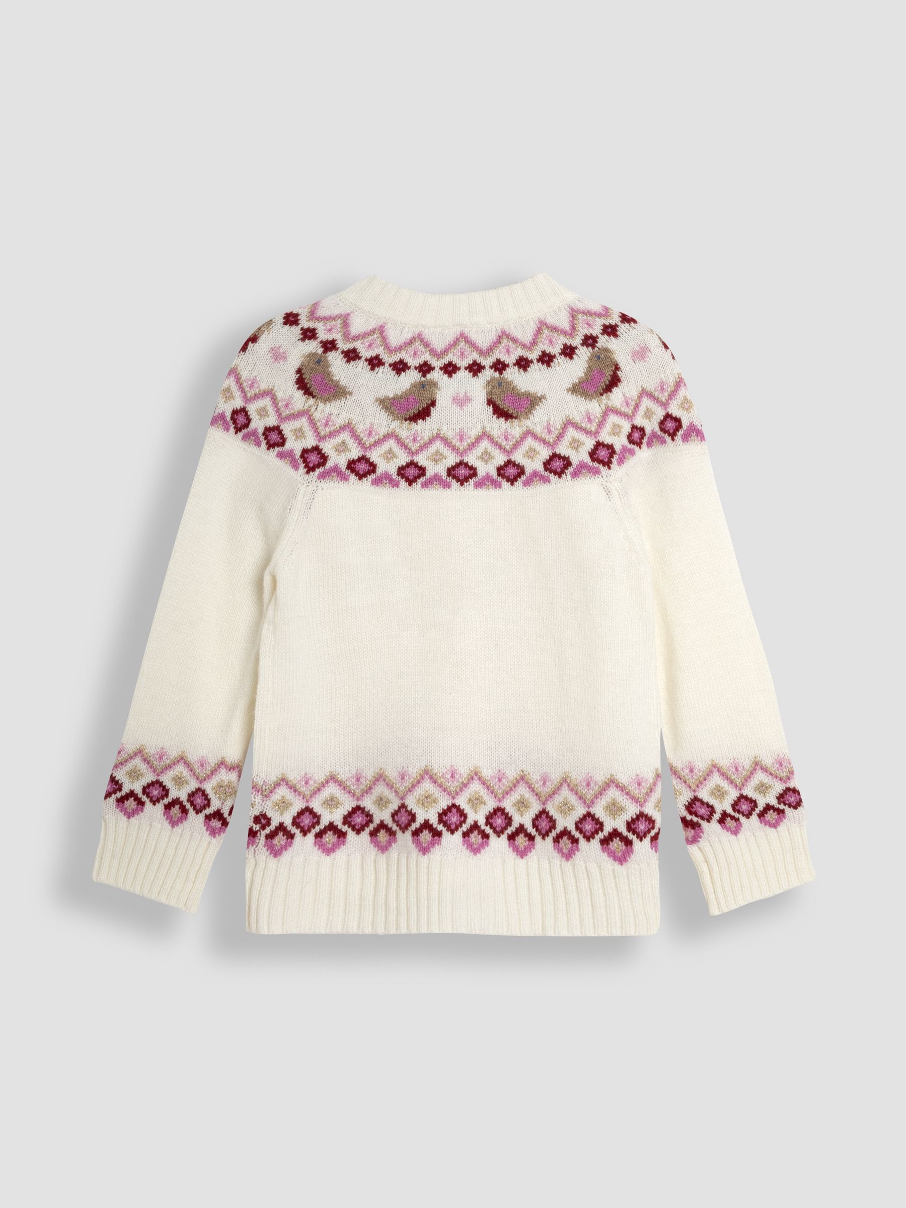 Cream Robin Festive Cardigan - Image 2 of 3