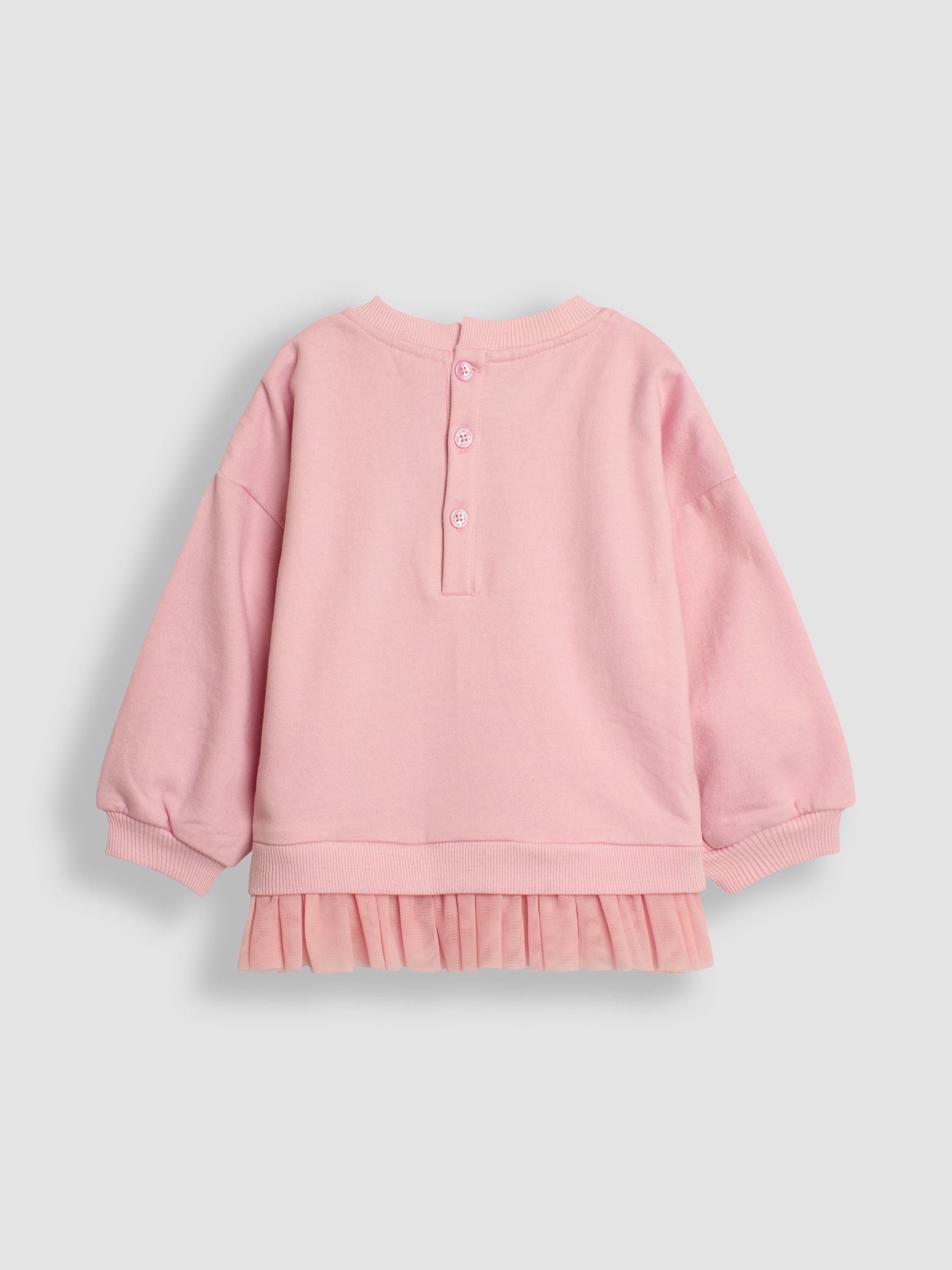 Pink Reindeer Sequin Tulle Frill Sweatshirt - Image 2 of 3