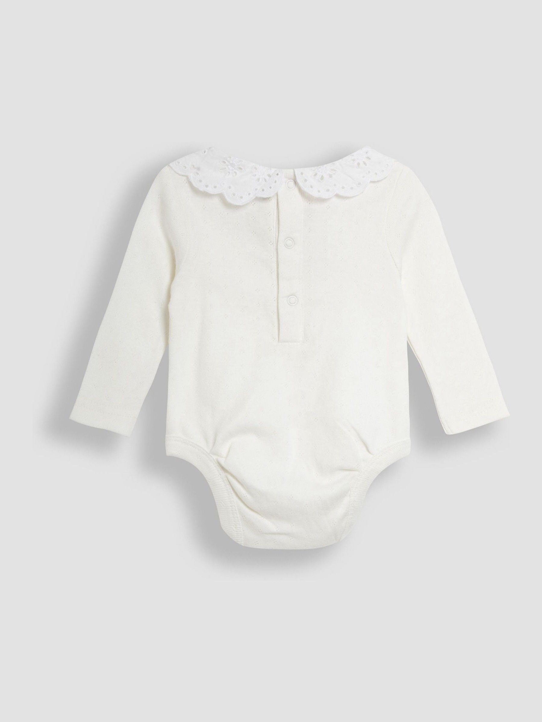 Red Baby Robin Embroidered Cord  Dress and Body Set - Image 5 of 5