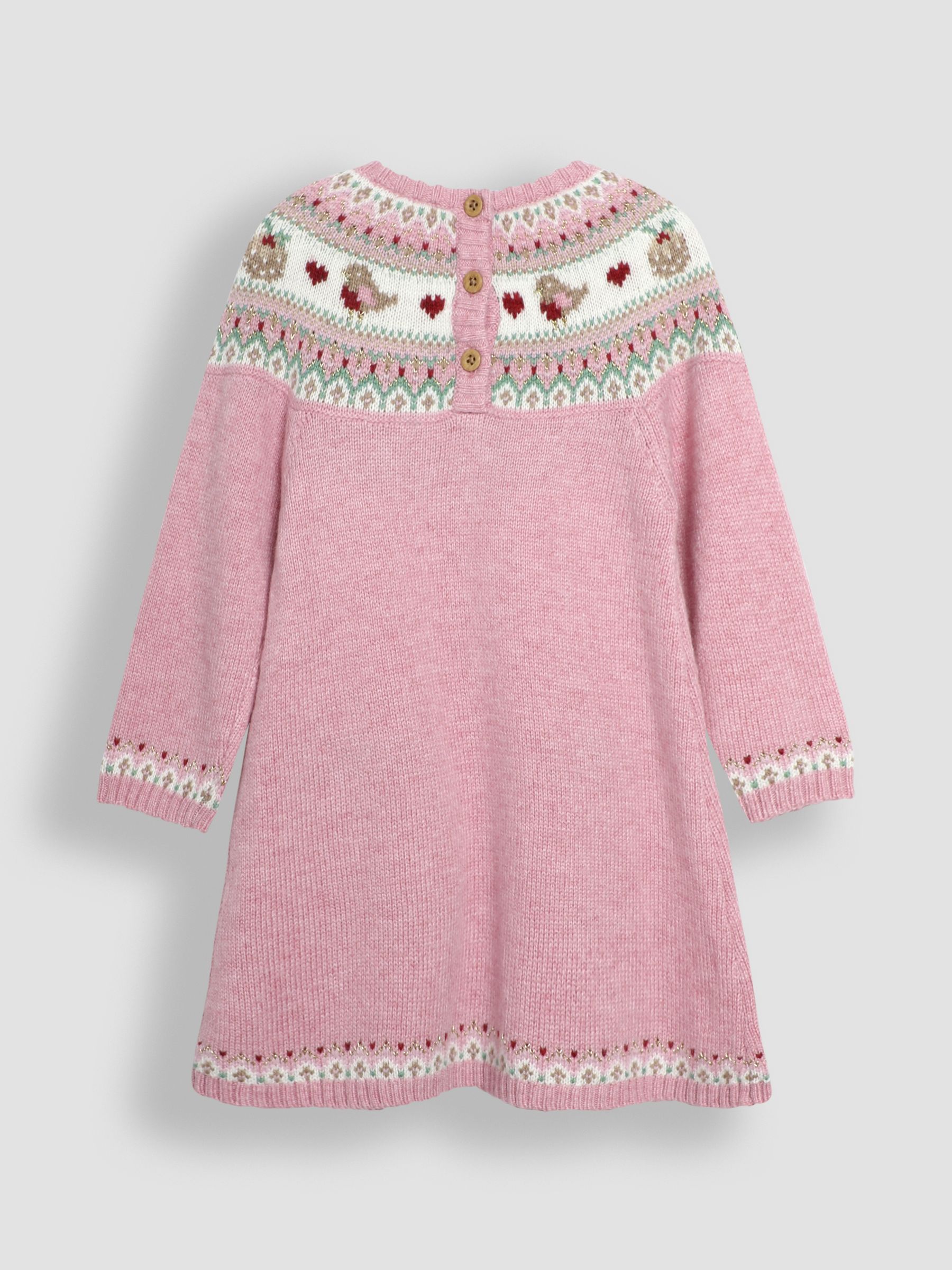 Pink Pudding Christmas Knitted Dress - Image 3 of 4