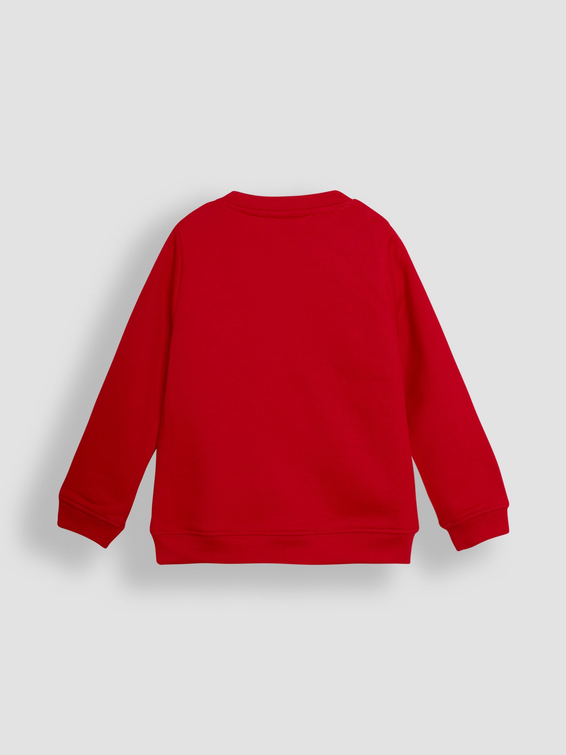 Red Reindeer Appliqué Sweatshirt and Leggings Set - Image 3 of 6