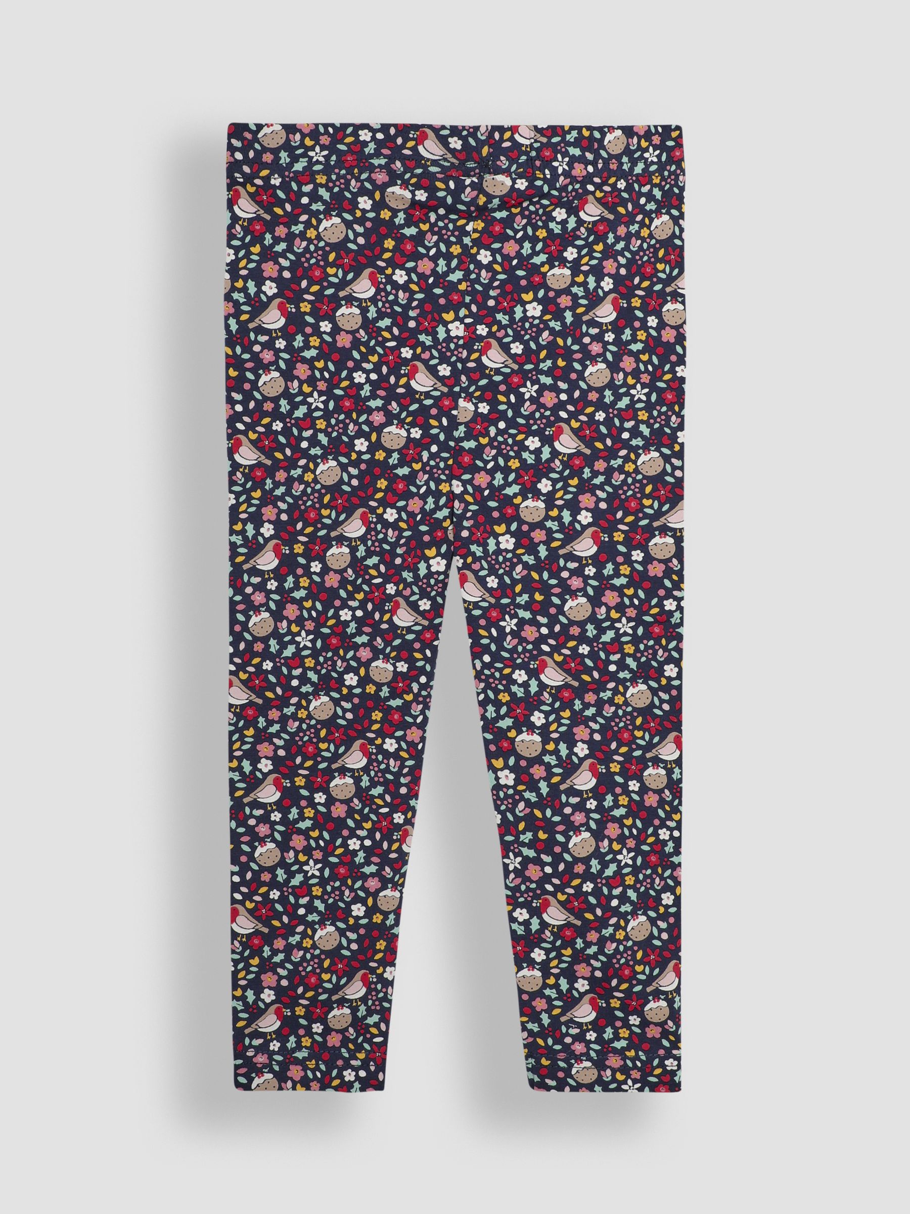 Red Reindeer Appliqué Sweatshirt and Leggings Set - Image 5 of 6