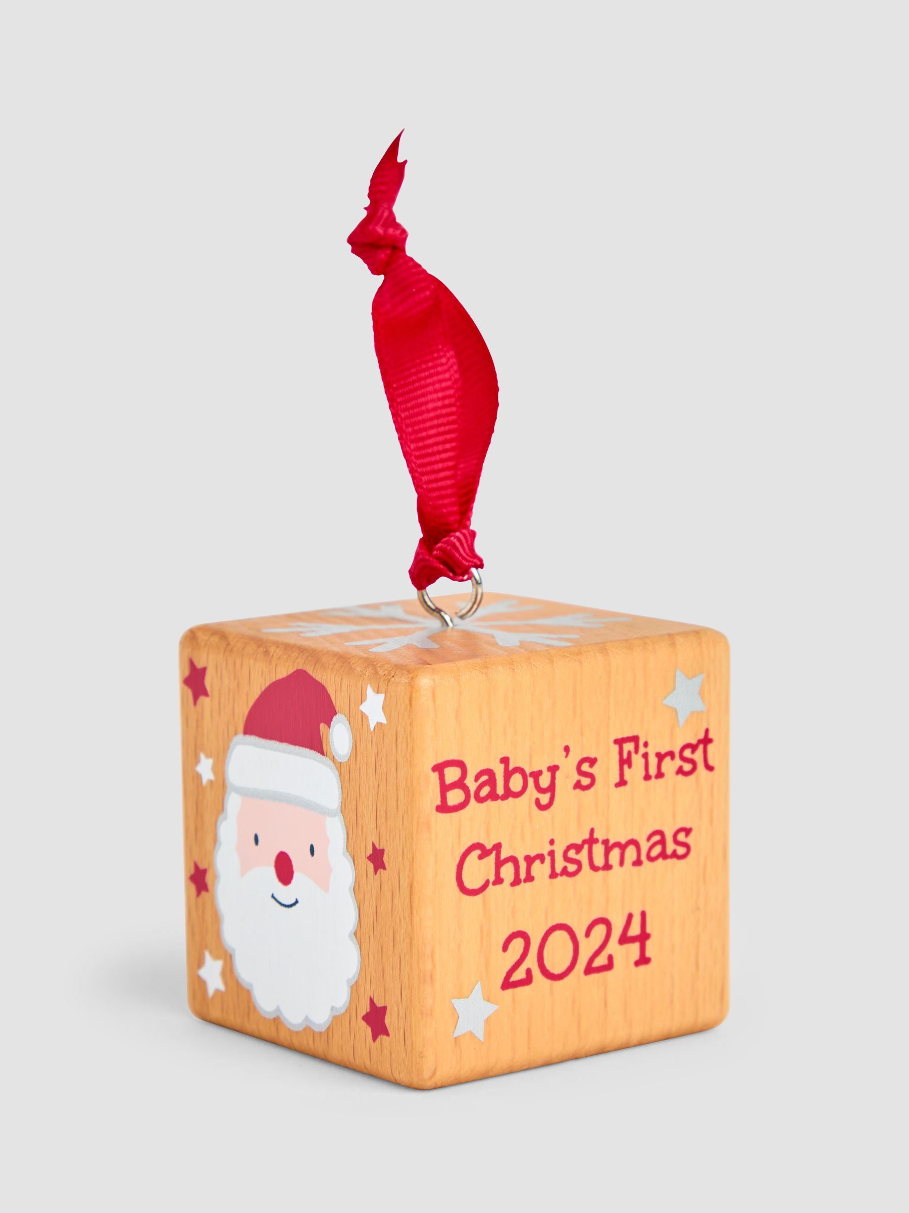 My First Christmas Baby Block Tree Decoration - Image 2 of 7