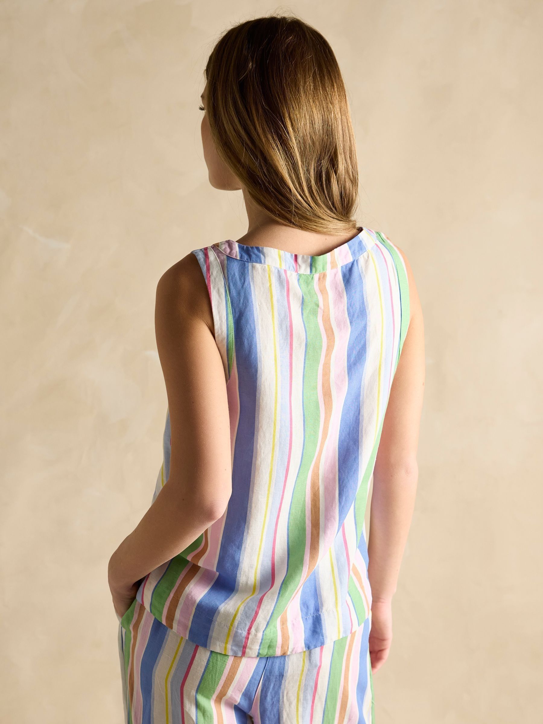 Cove Multi Stripe Sleeveless Top - Image 4 of 9