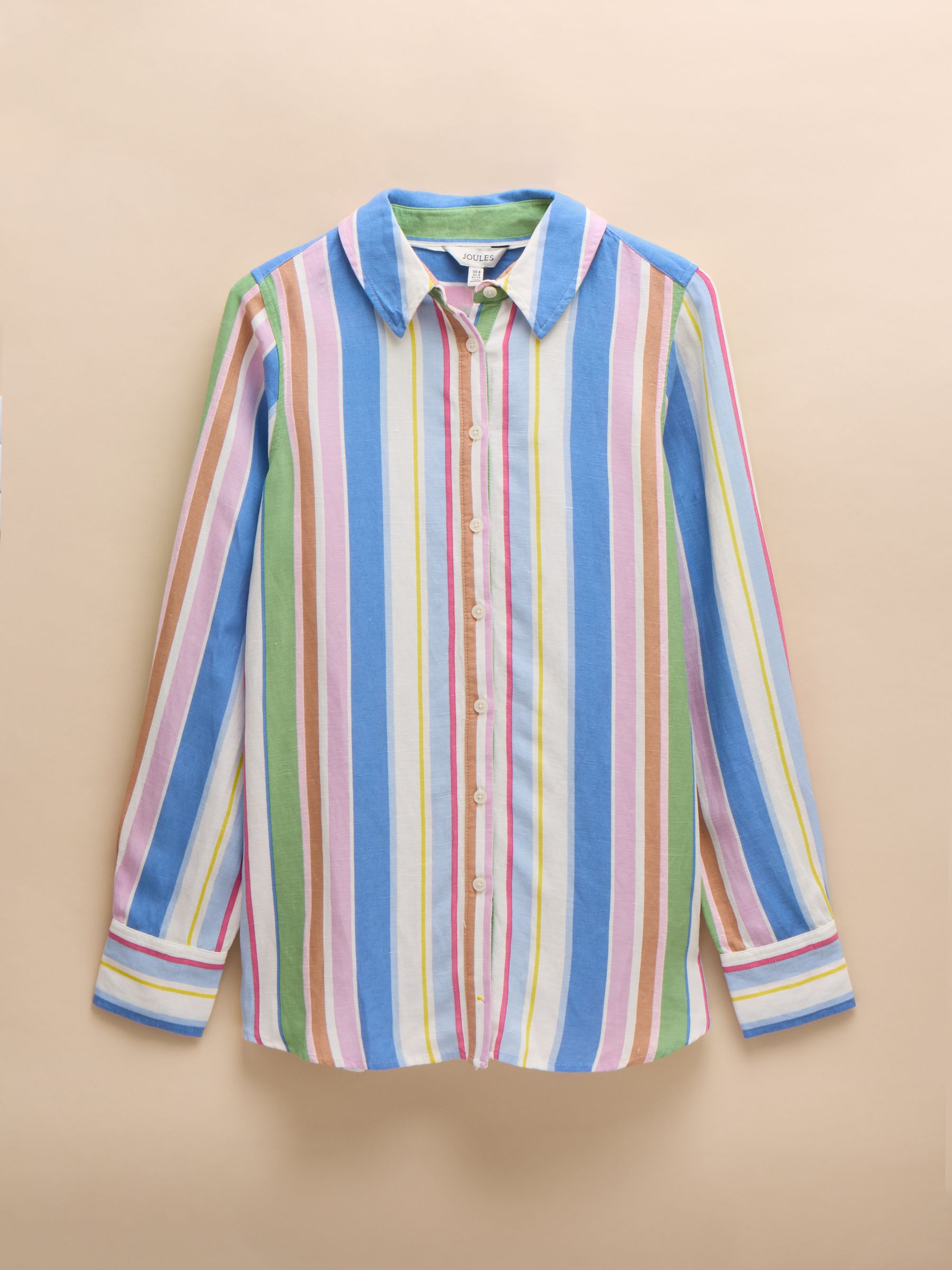 Maeva Stripe Relaxed Fit 100% Linen Shirt - Image 7 of 7