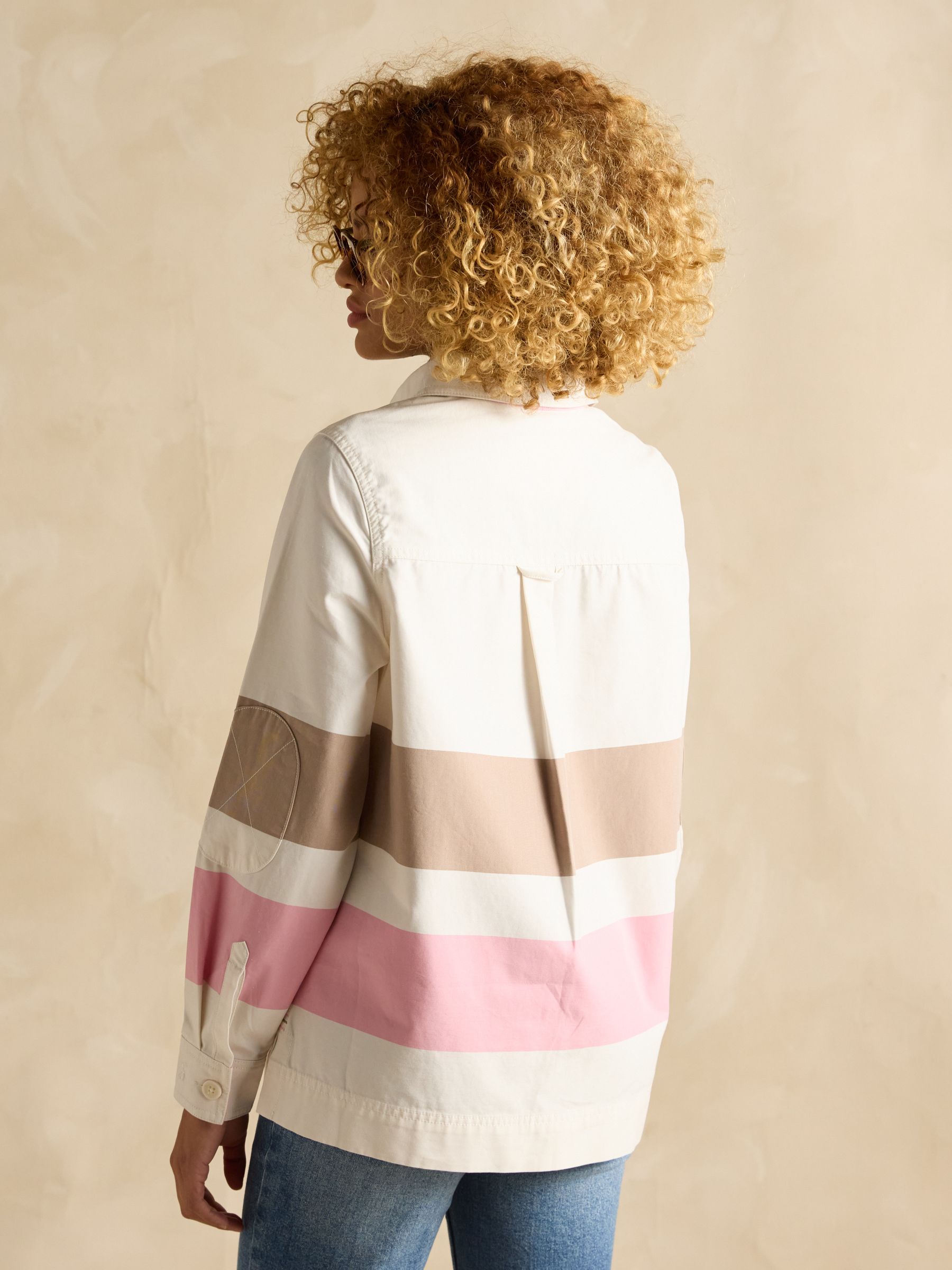 Brinley Tan/Pink Deck Shirt - Image 2 of 8