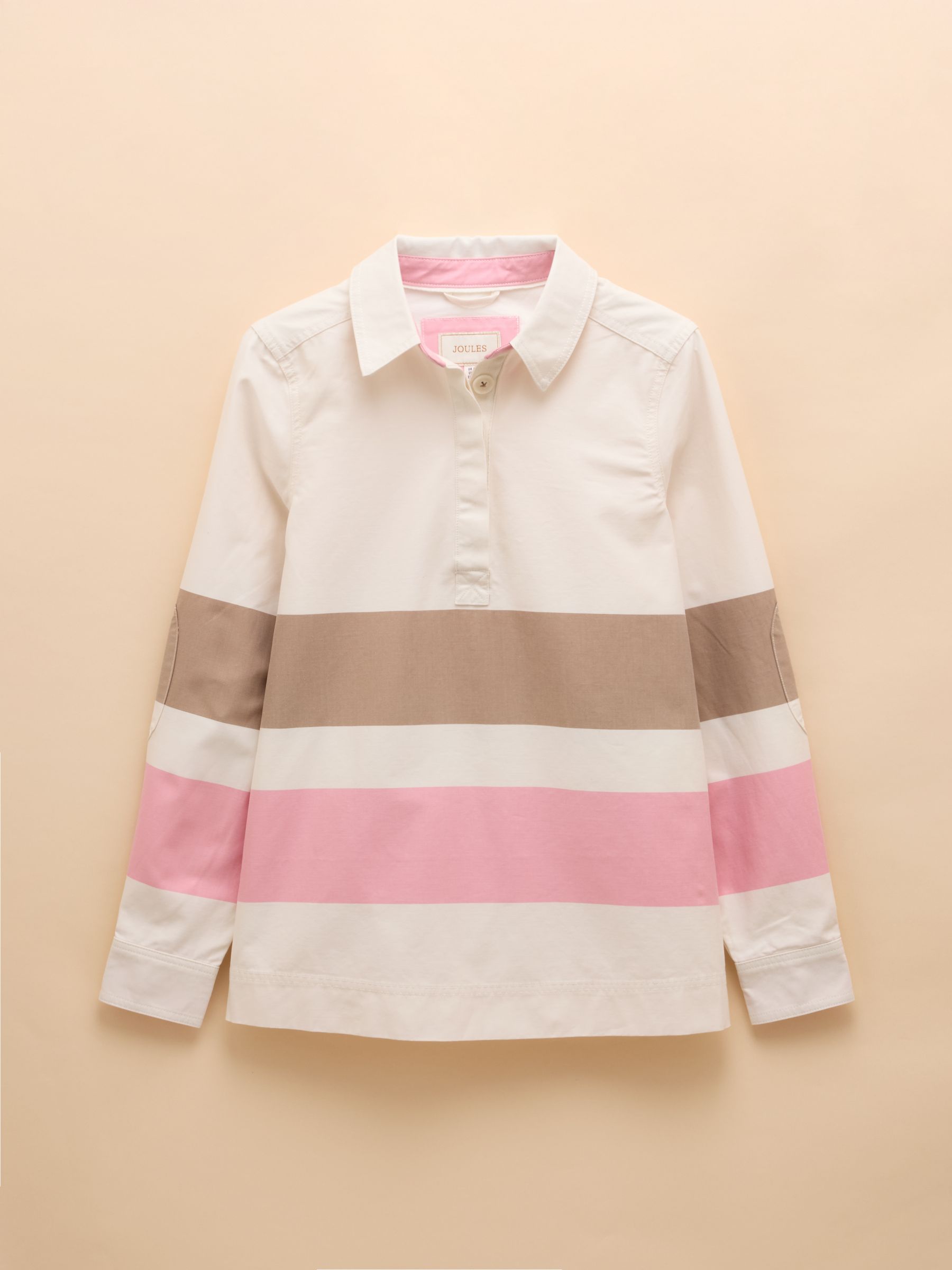 Brinley Tan/Pink Deck Shirt - Image 8 of 8