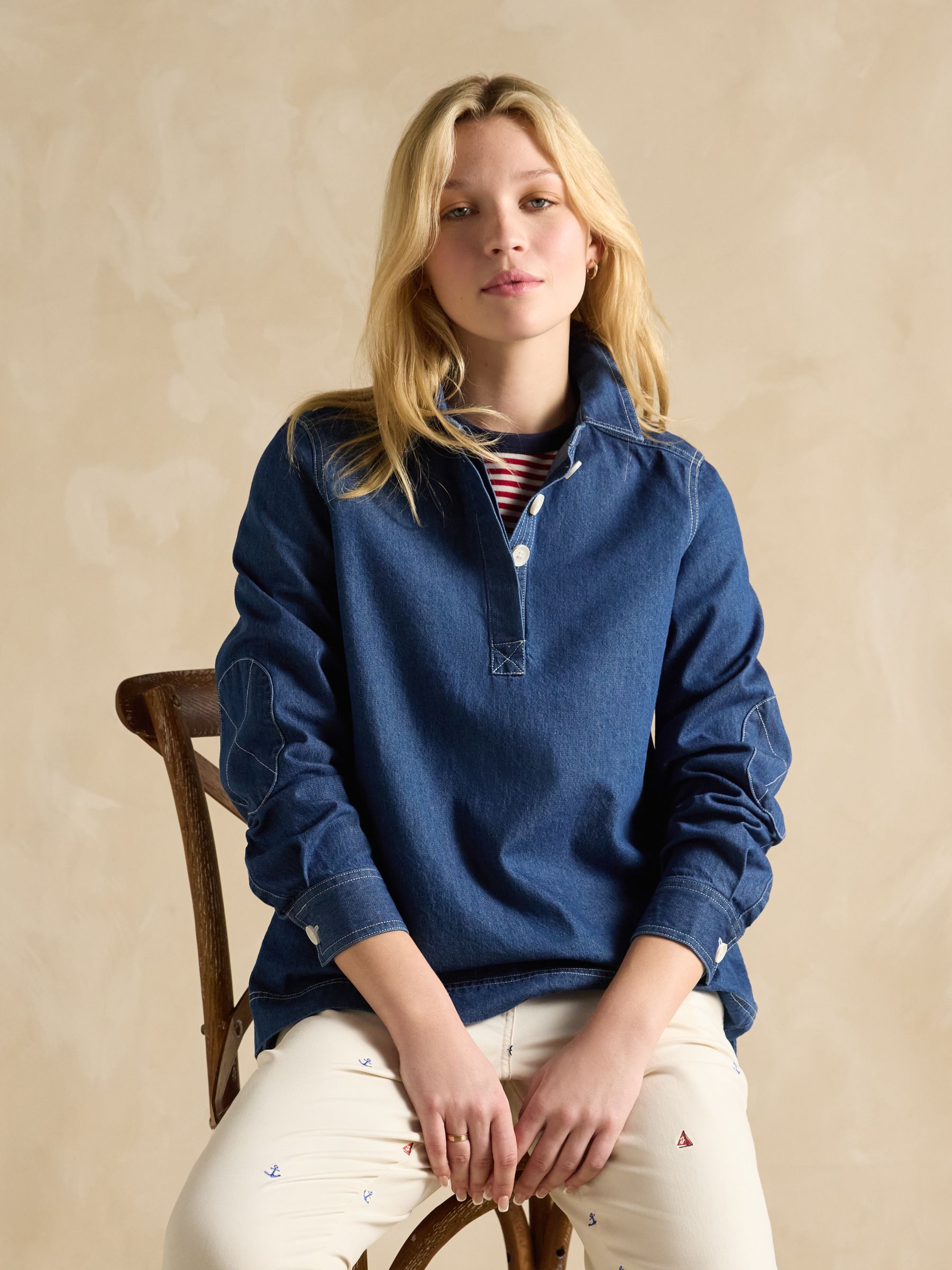 Brinley Denim Deck Shirt - Image 3 of 8