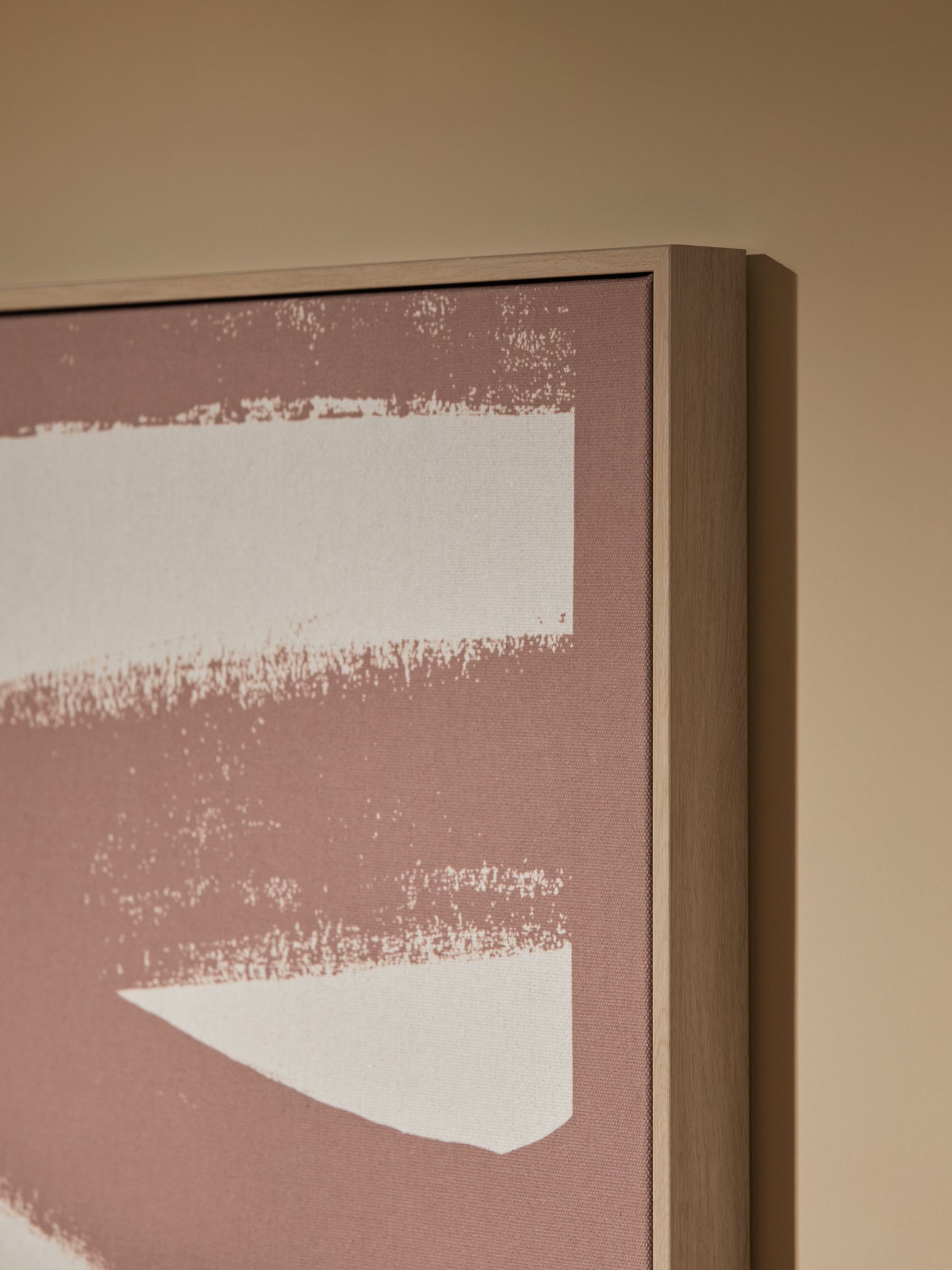 Abstract Canvas Wall Art in Innes Brown - Image 2 of 4