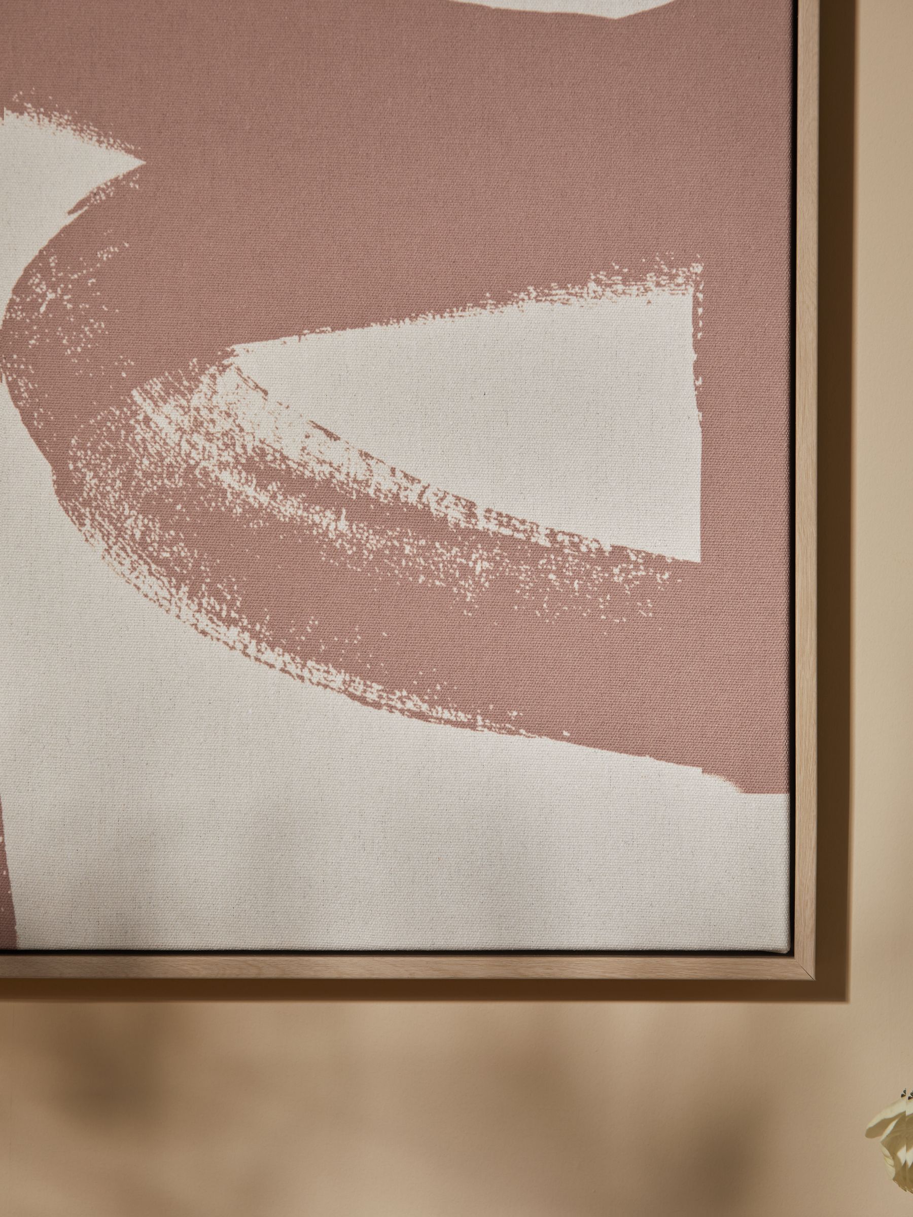 Abstract Canvas Wall Art in Innes Brown - Image 3 of 4