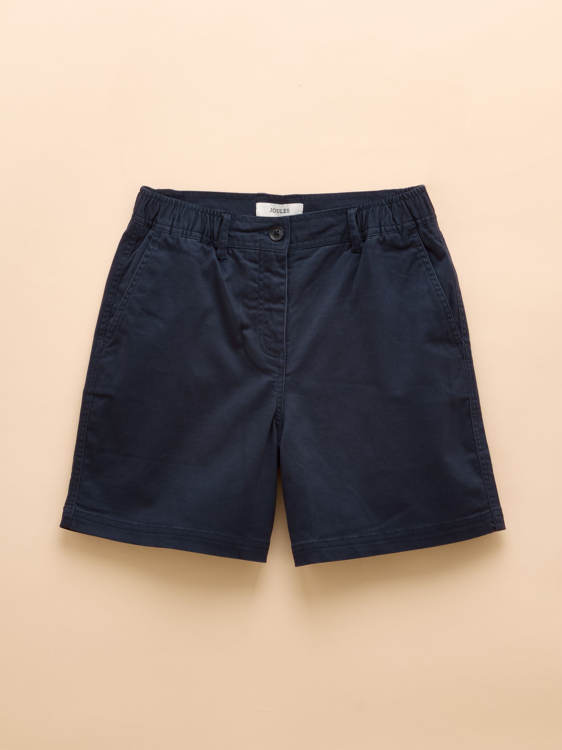 Chino Navy Brushed Cotton Blend Shorts - Image 8 of 8