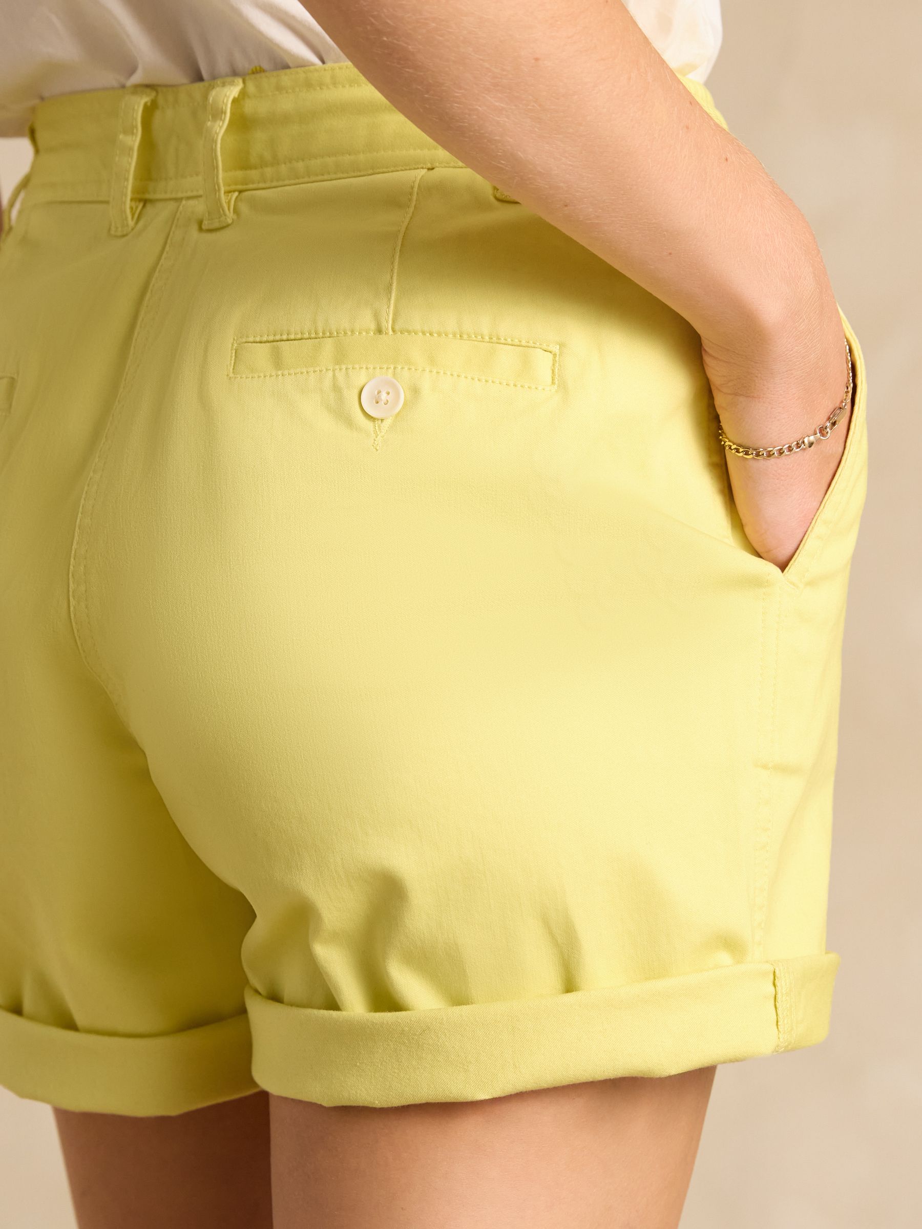 Yellow Chino Shorts - Image 4 of 7