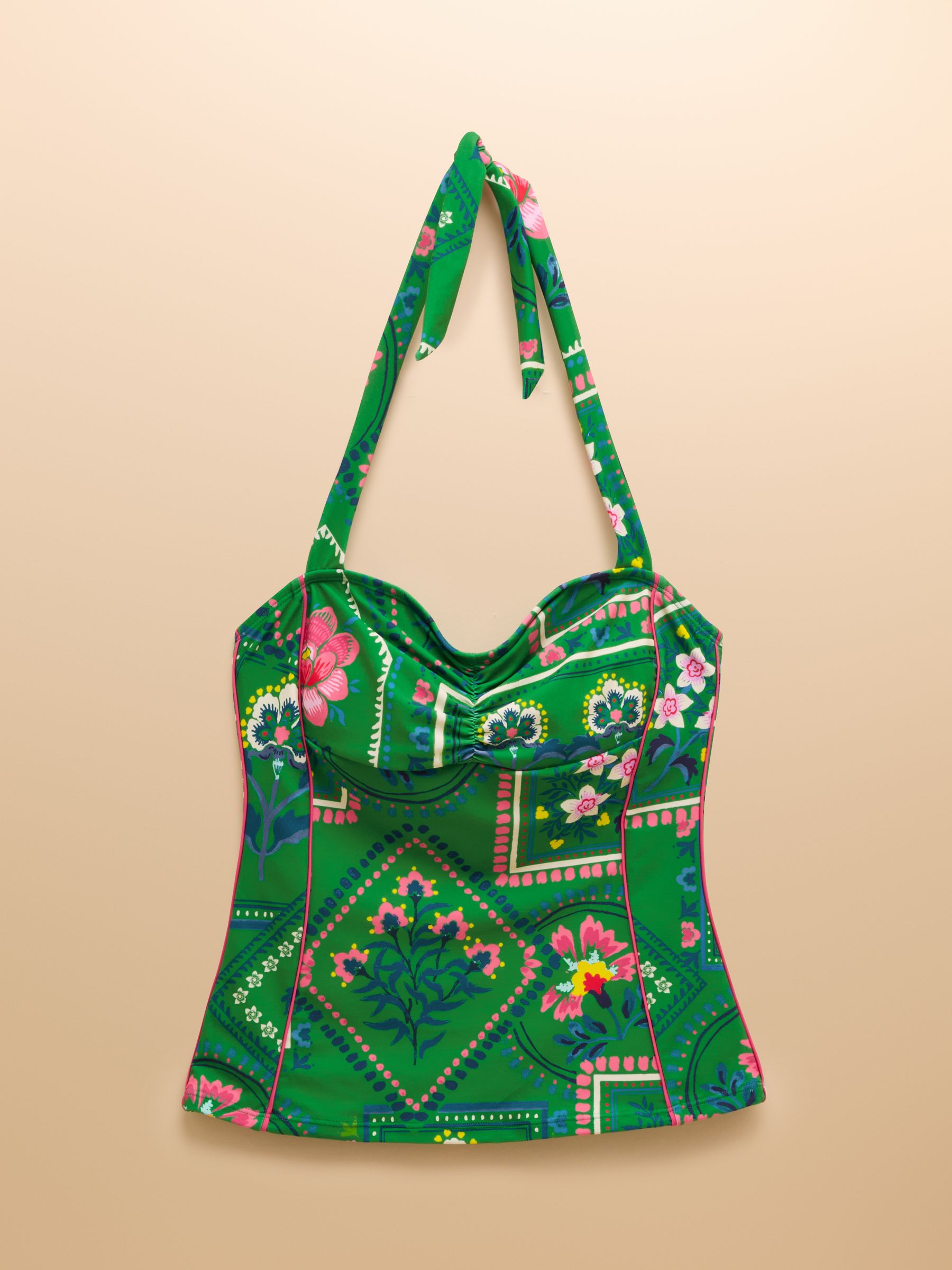 Poppy Green Tankini Top - Image 6 of 6