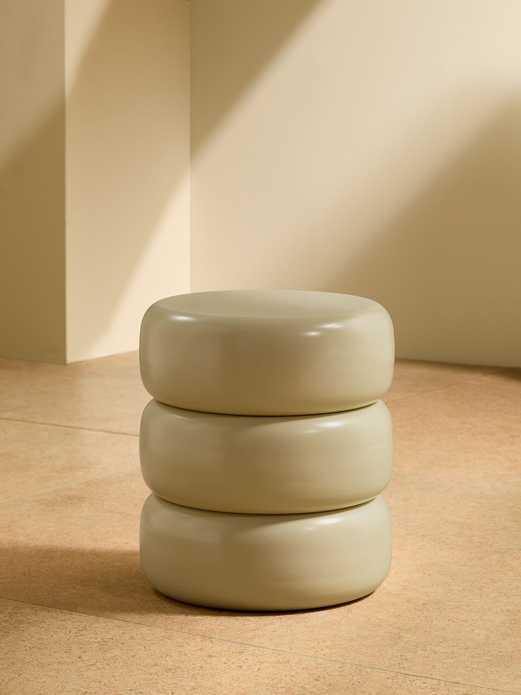 Coen Side Table in Ecru White - Image 2 of 3