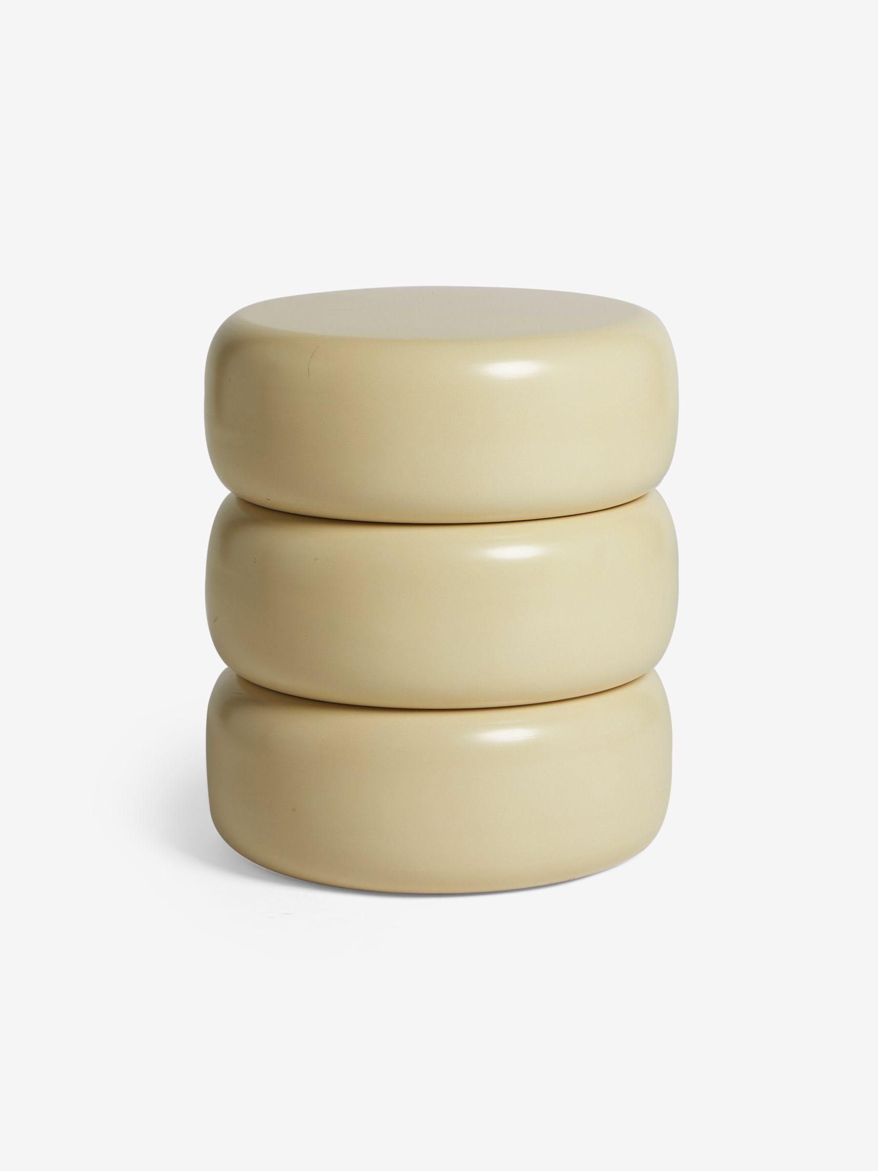 Coen Side Table in Ecru White - Image 5 of 5 Coen Side Table in Ecru White - Image 5 of 5