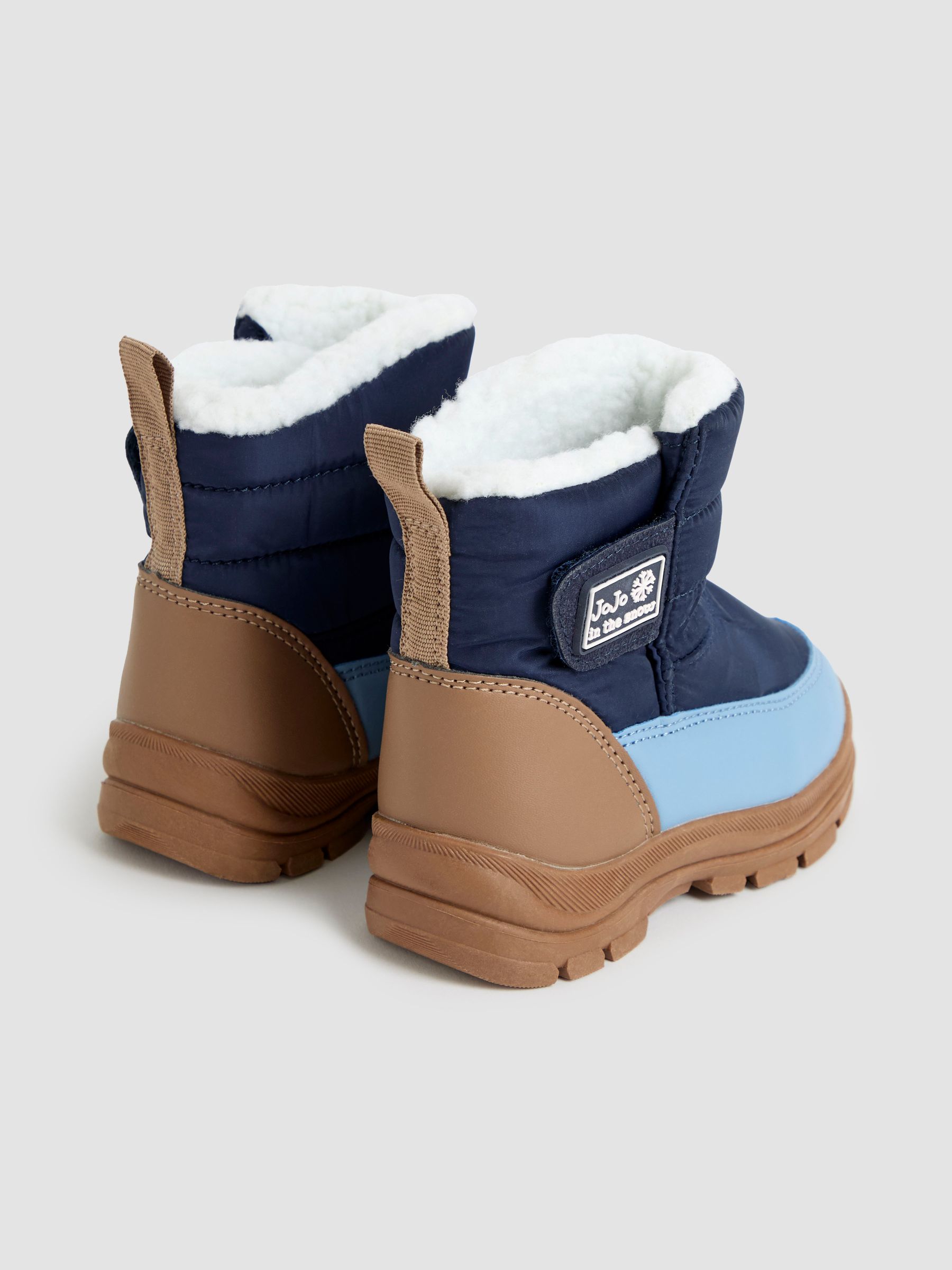 Navy Blue Cosy Snow Boots - Image 2 of 4