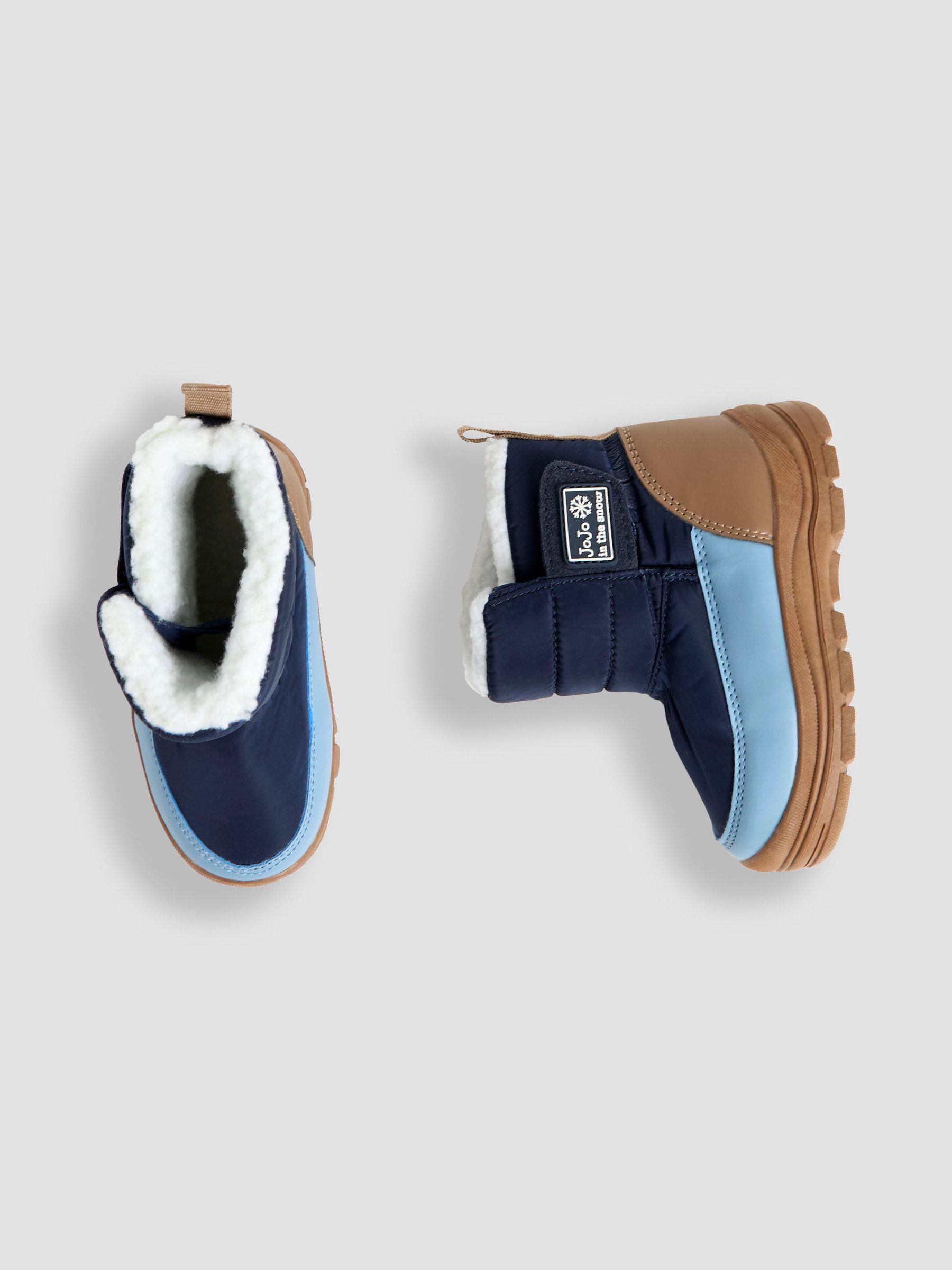 Navy Blue Cosy Snow Boots - Image 3 of 4