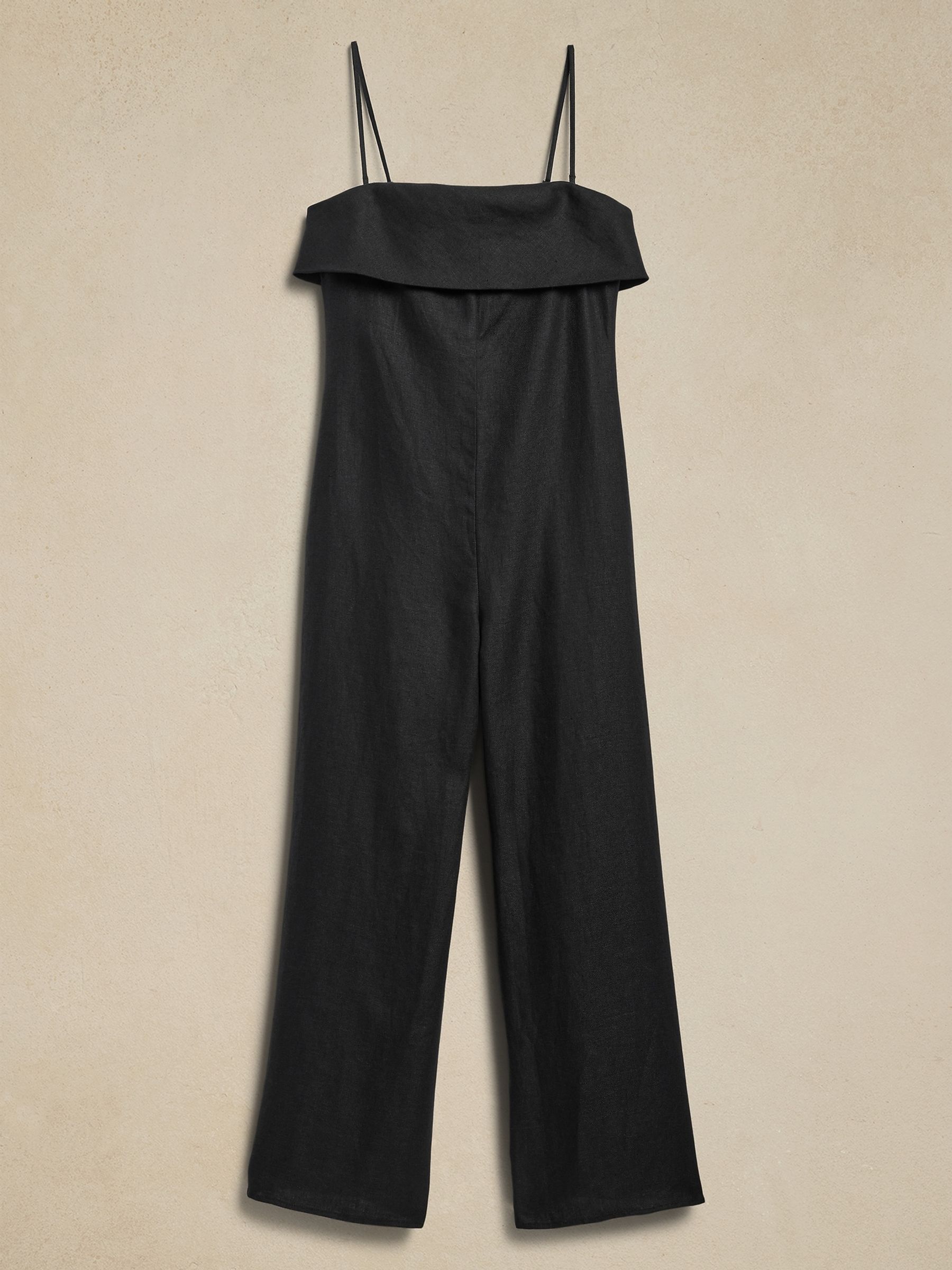 Banana Republic Black Onda Linen Jumpsuit - Image 5 of 5