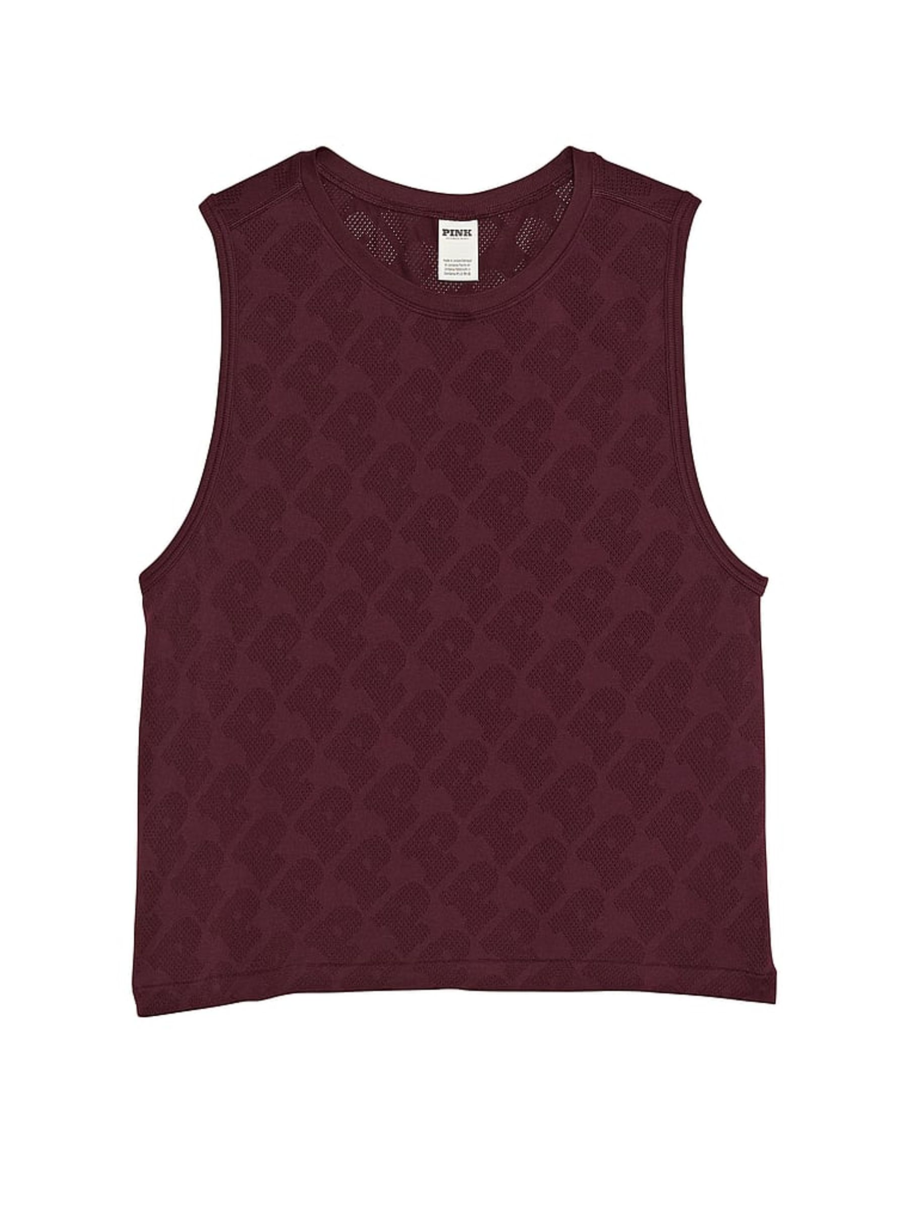 Purple Rose Seamless Drapey Muscle Tank Top - Image 3 of 3