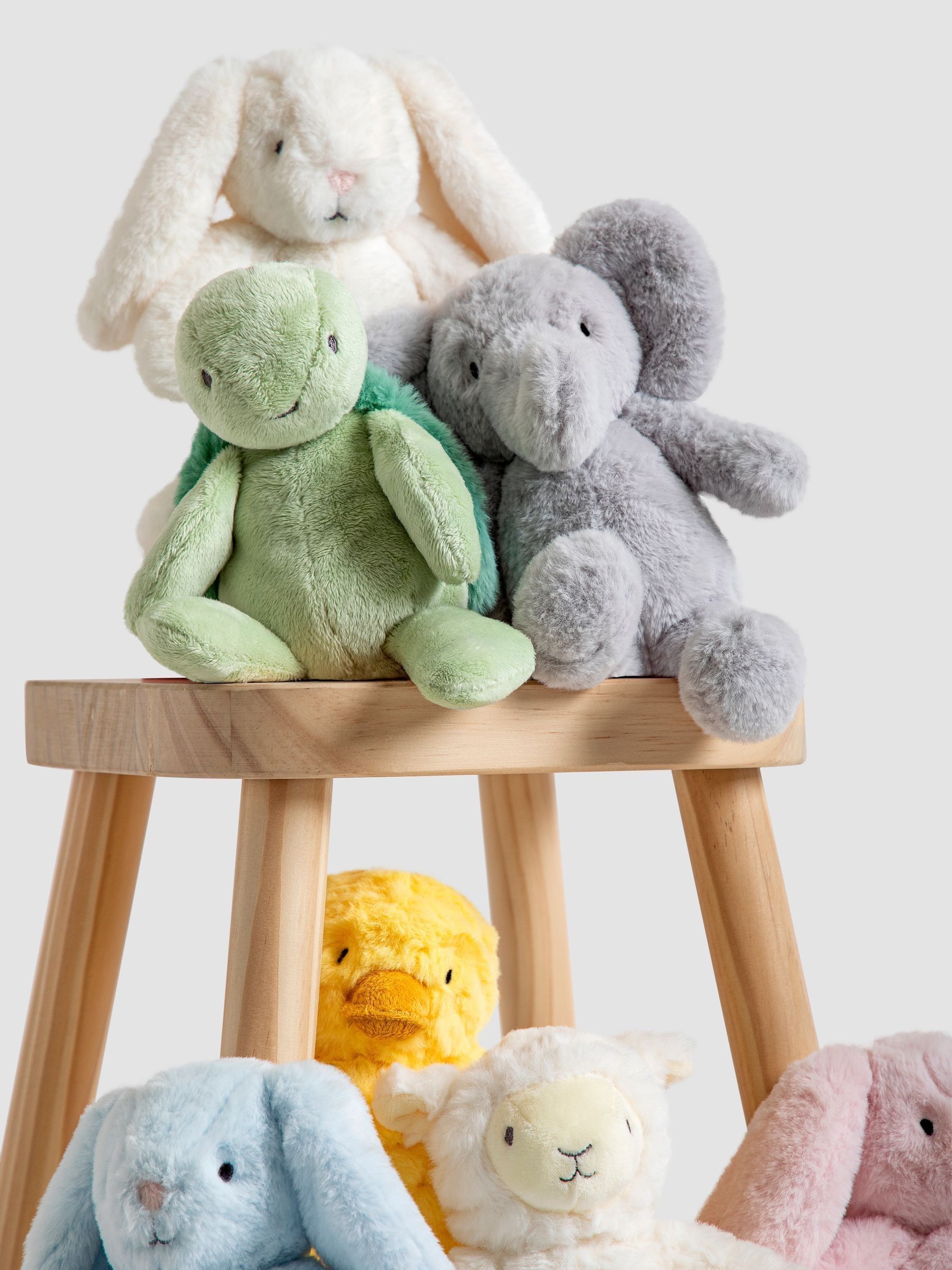 White Bunny Soft Toy Plushie - Small - Image 9 of 9 White Bunny Soft Toy Plushie - Small - Image 9 of 9