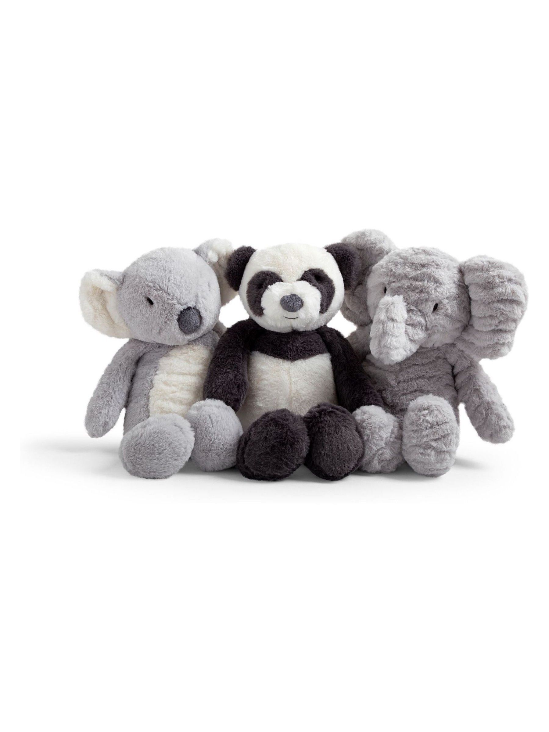 Grey Poppy Panda Soft Toy - Medium - Image 7 of 7