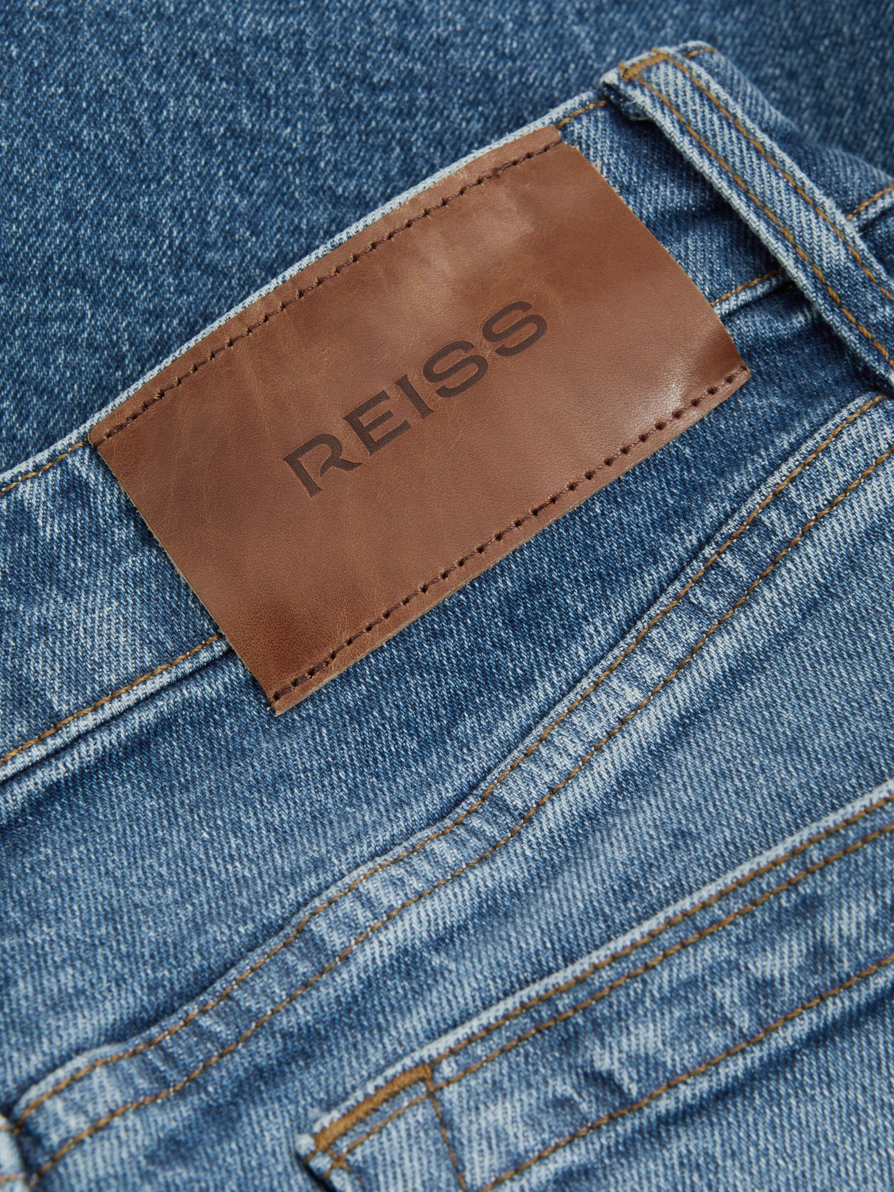 Wide Leg Jeans in Mid Blue - Image 5 of 5