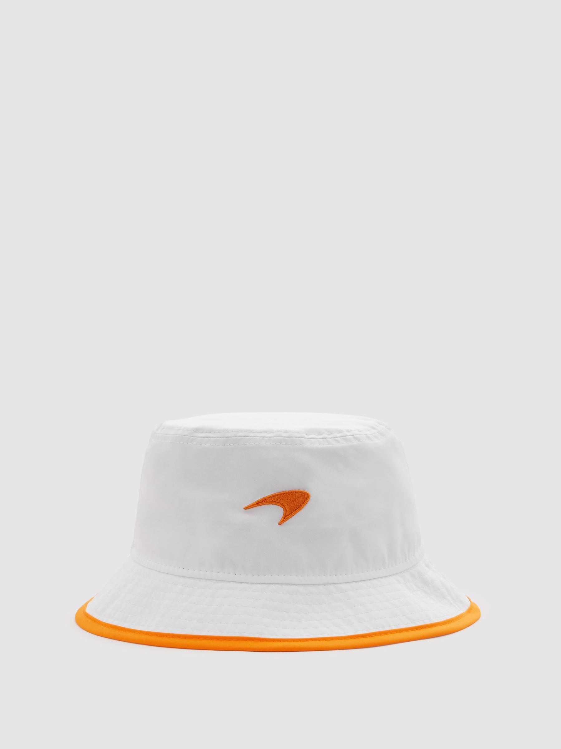Embroidered Hat in White - Image 1 of 4