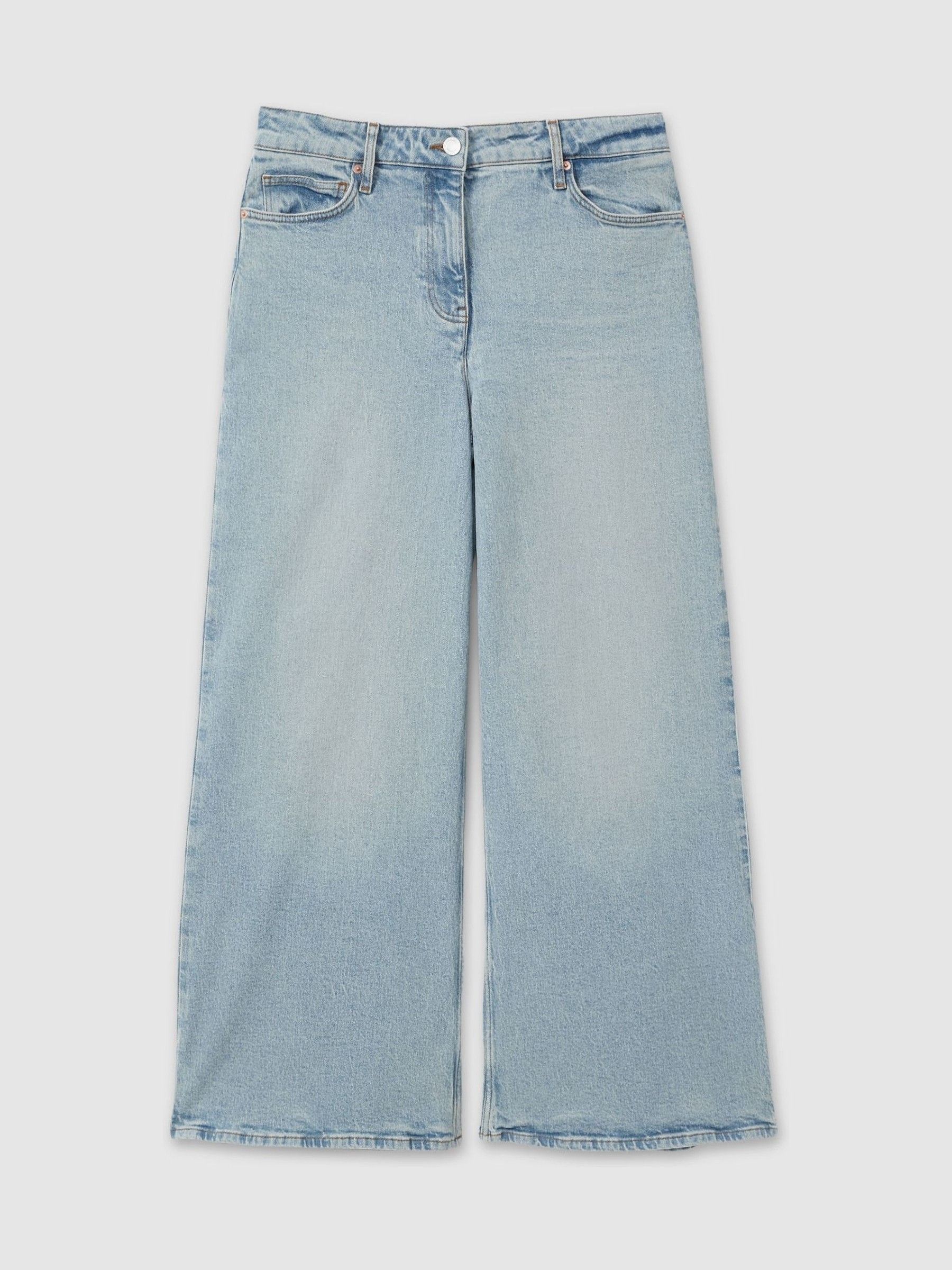Wide Leg Jeans in Light Blue - Image 2 of 6