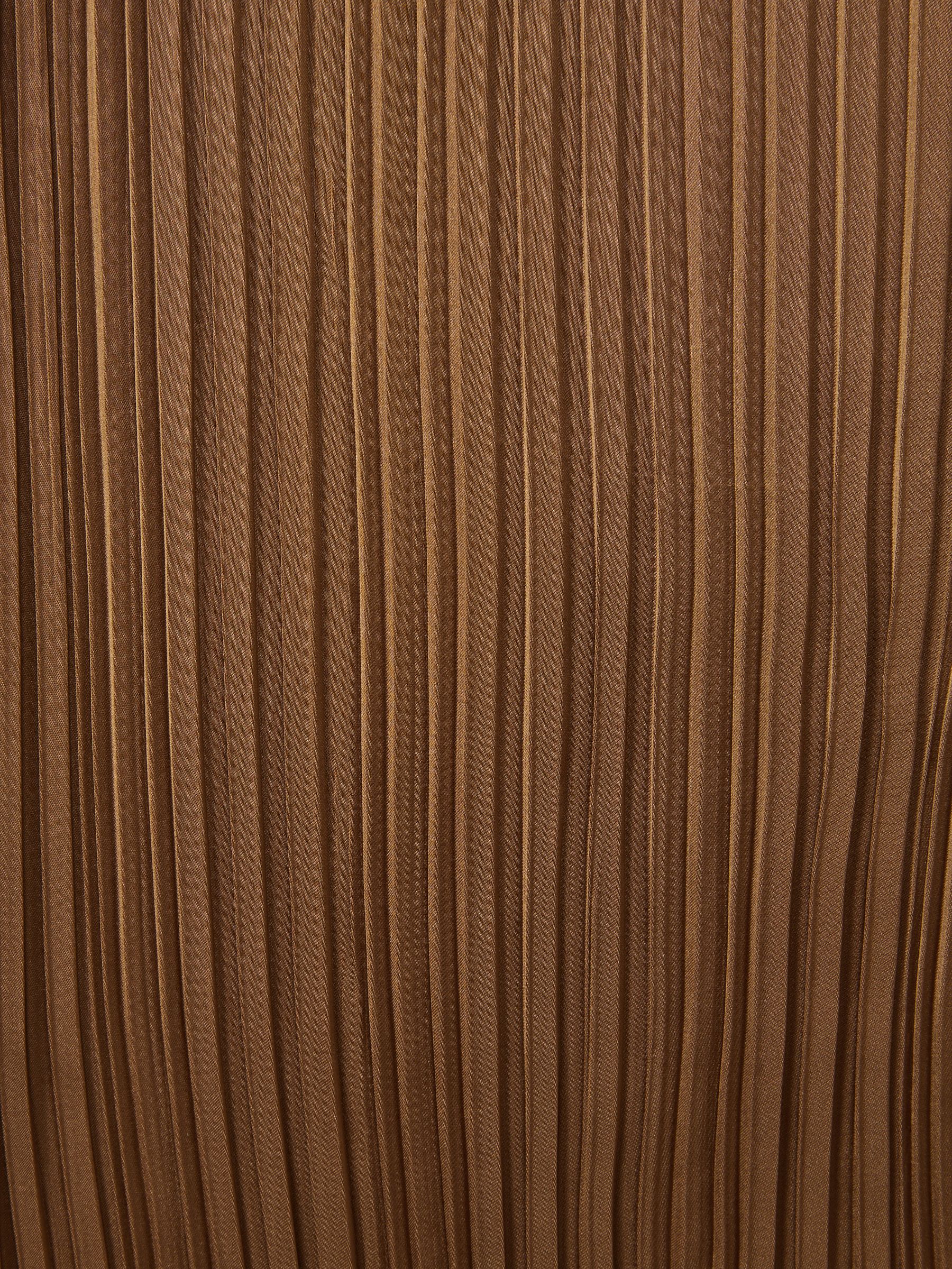High Neck Plisse Top in Gold - Image 5 of 5