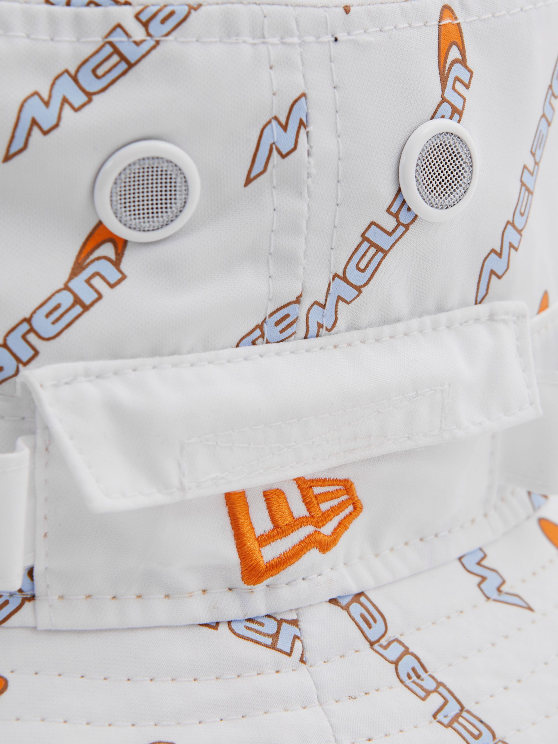 McLaren F1 Printed Bucket Hat in White - Image 3 of 4