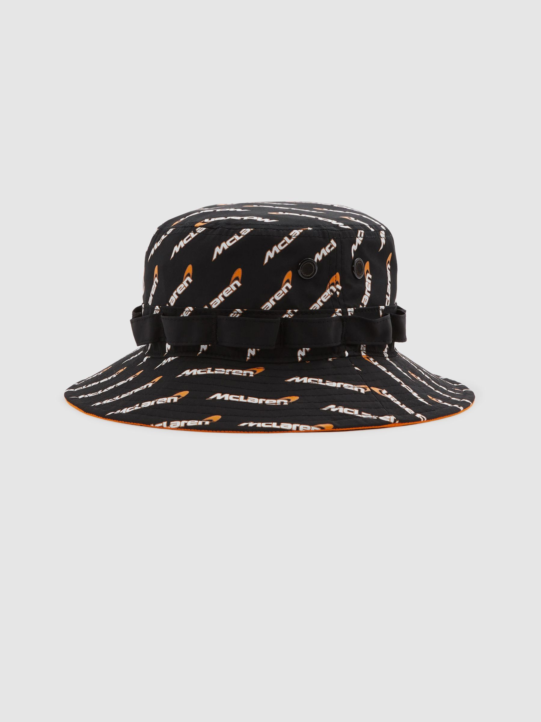 McLaren F1 Printed Bucket Hat in Black - Image 4 of 4