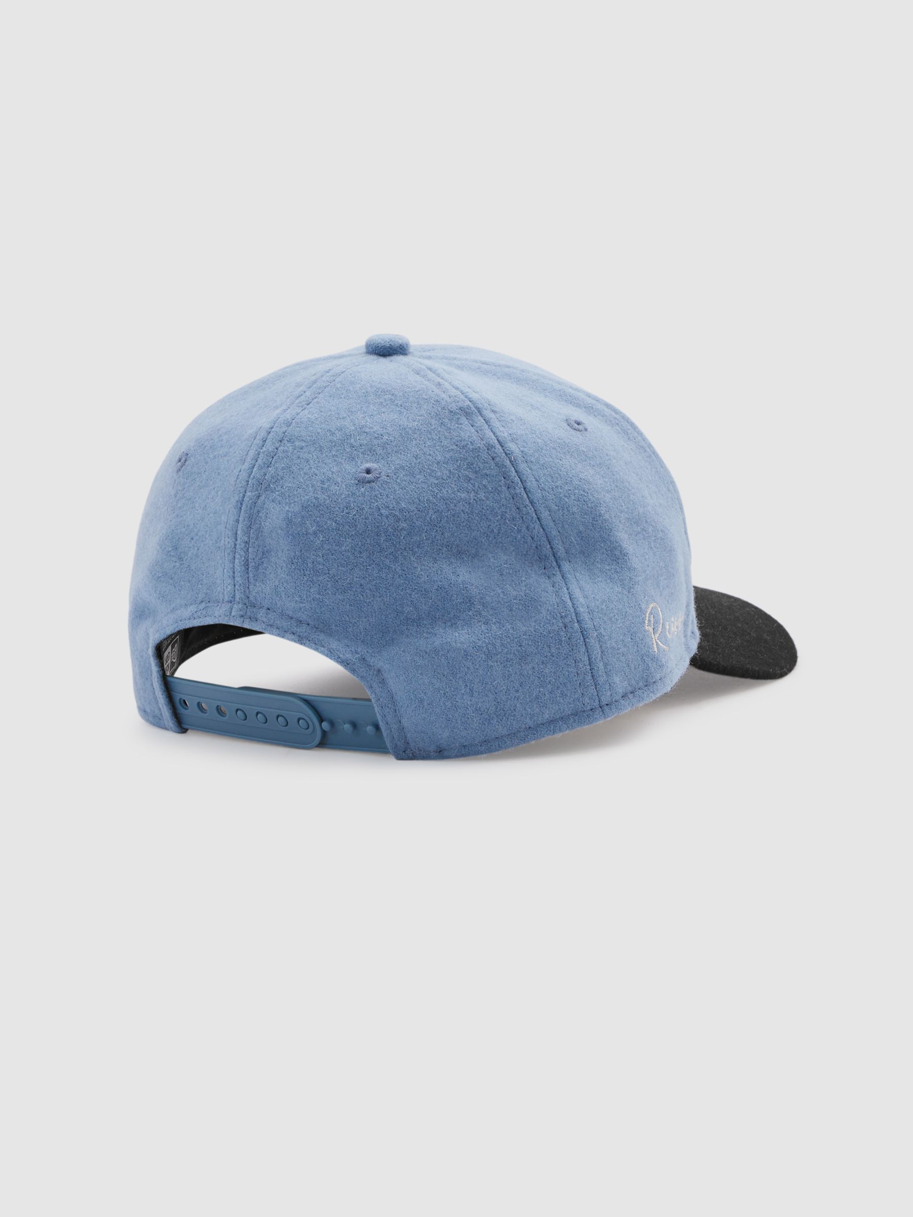 McLaren F1 Wool Blend Embroidered Baseball Cap in Blue/Navy - Image 4 of 4