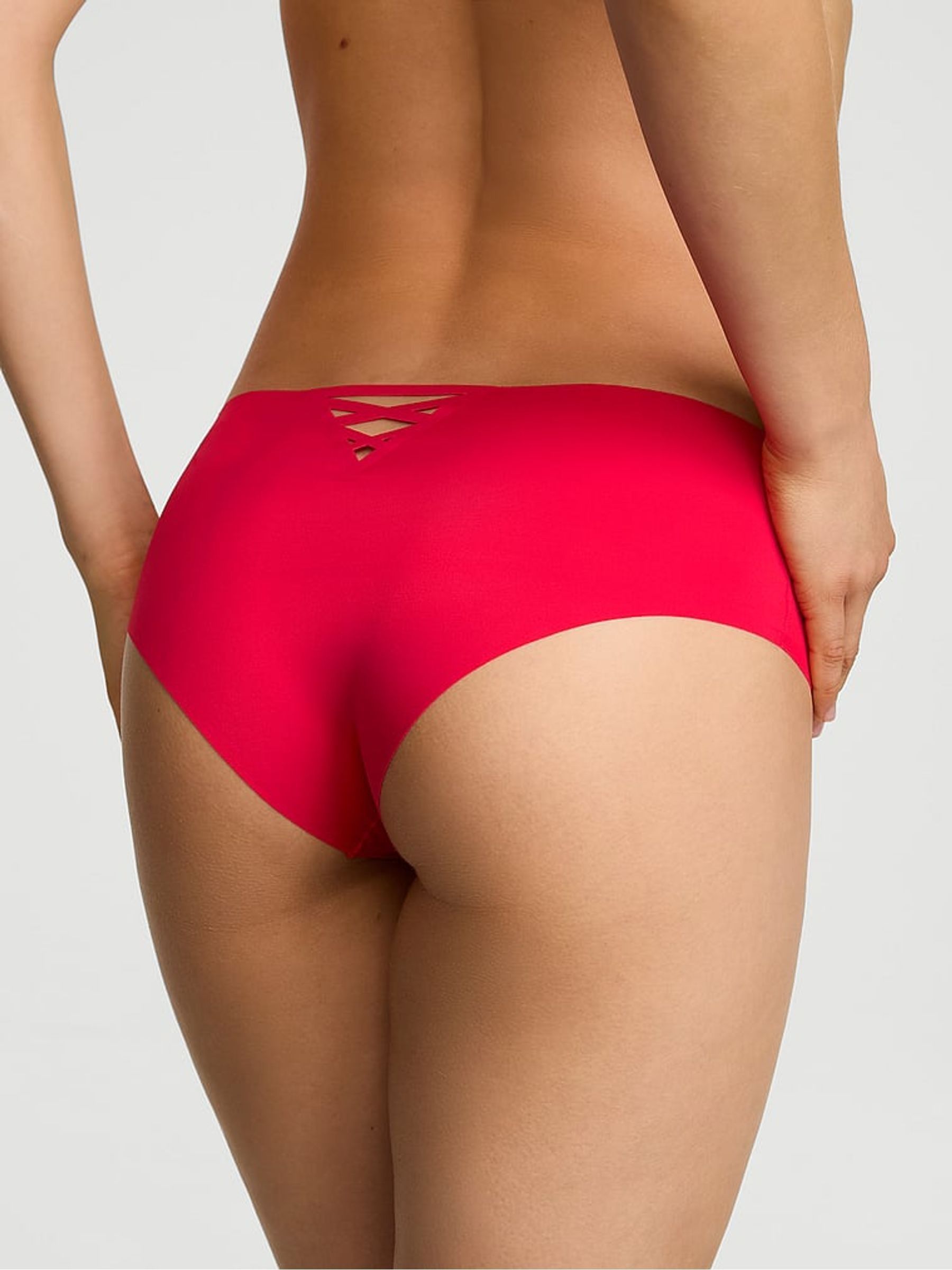 Kiss Kiss Red Cheeky Strappy Back Knickers - Image 2 of 2 Kiss Kiss Red Cheeky Strappy Back Knickers - Image 2 of 2