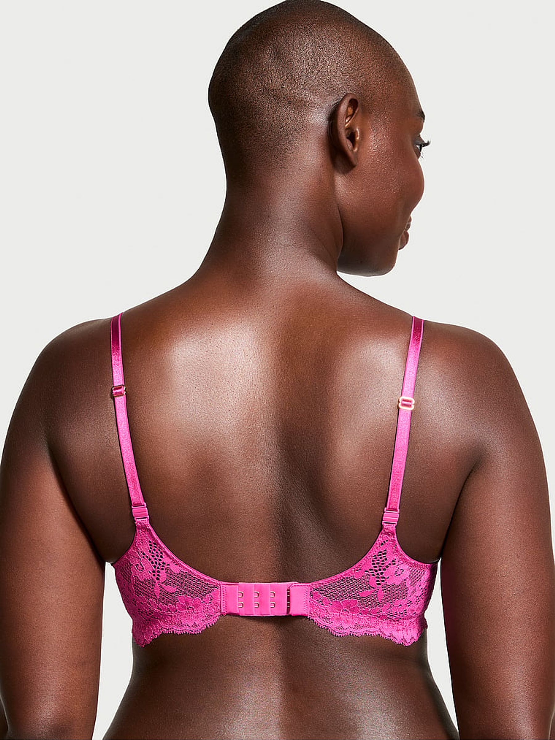 Luscious Rose Pink Lightly Lined Demi Bra - Image 2 of 5