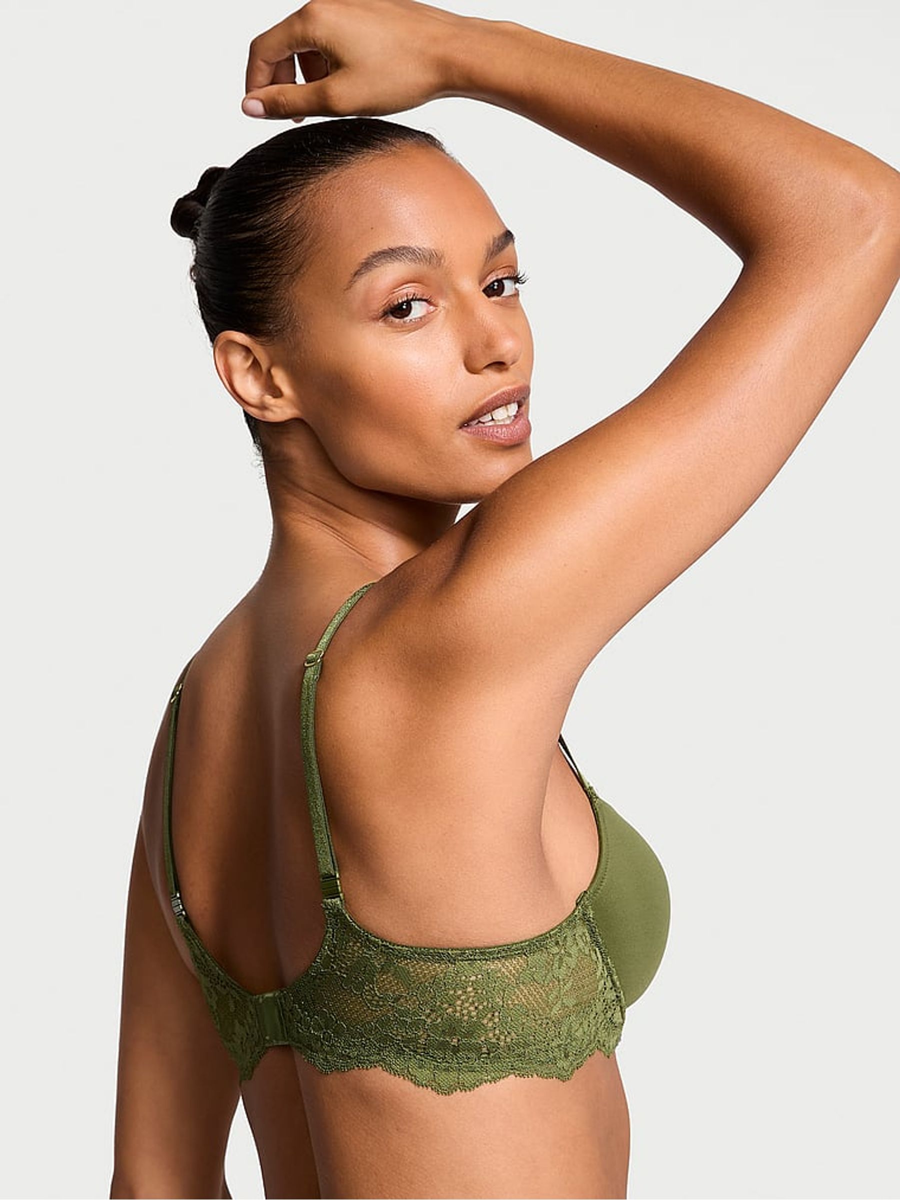 Woodland Green Lightly Lined Demi Bra - Image 2 of 5