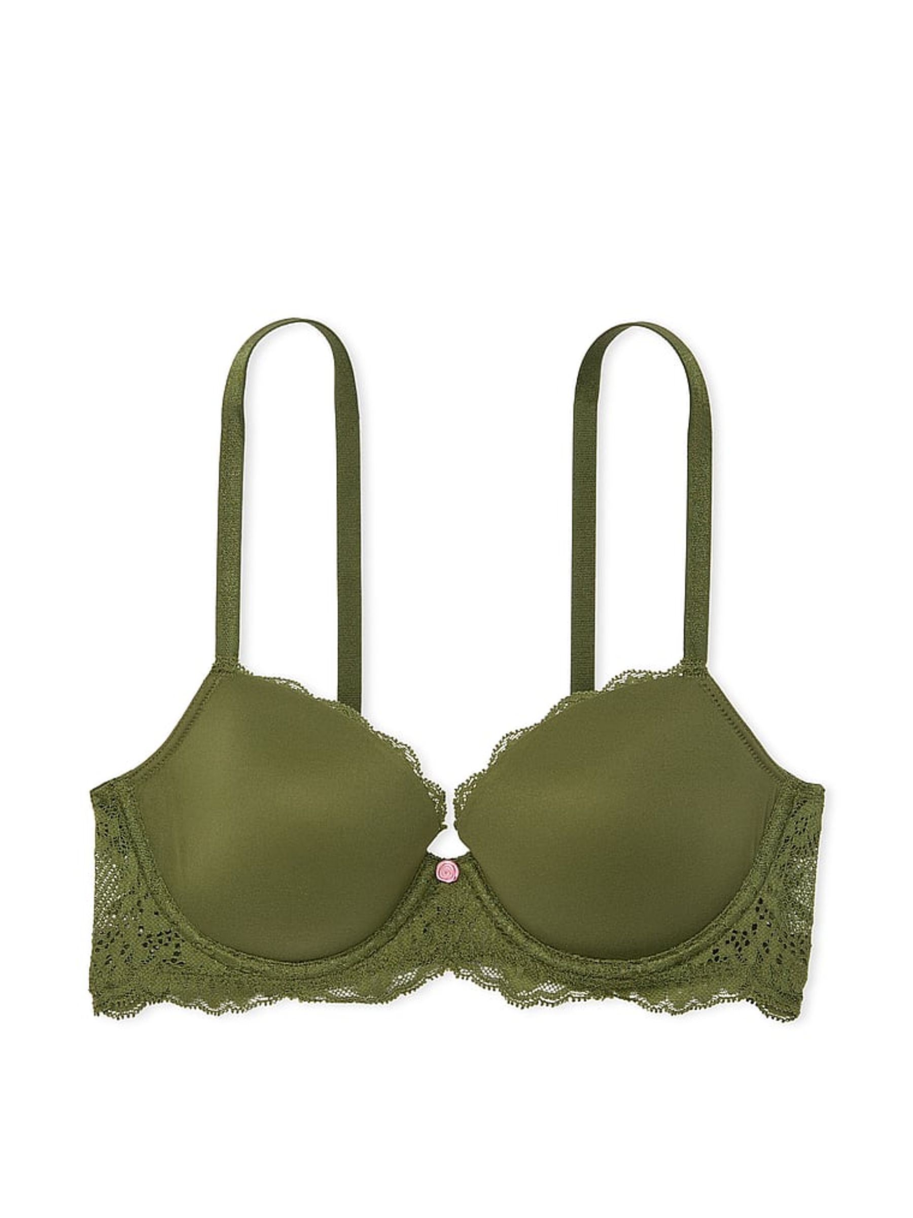 Woodland Green Lightly Lined Demi Bra - Image 3 of 5