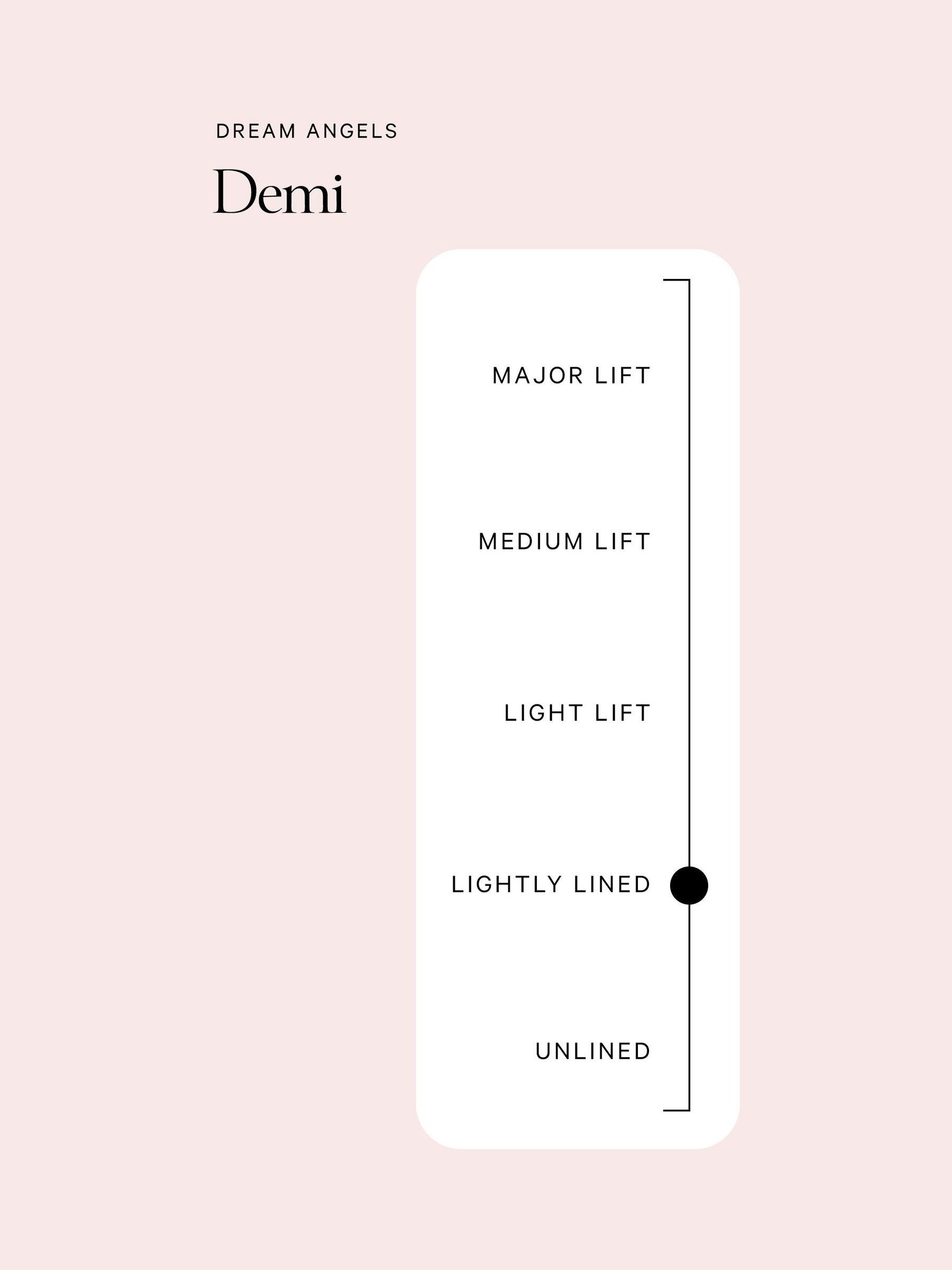 Coconut White Lace Trim Lightly Lined Demi Bra - Image 5 of 5