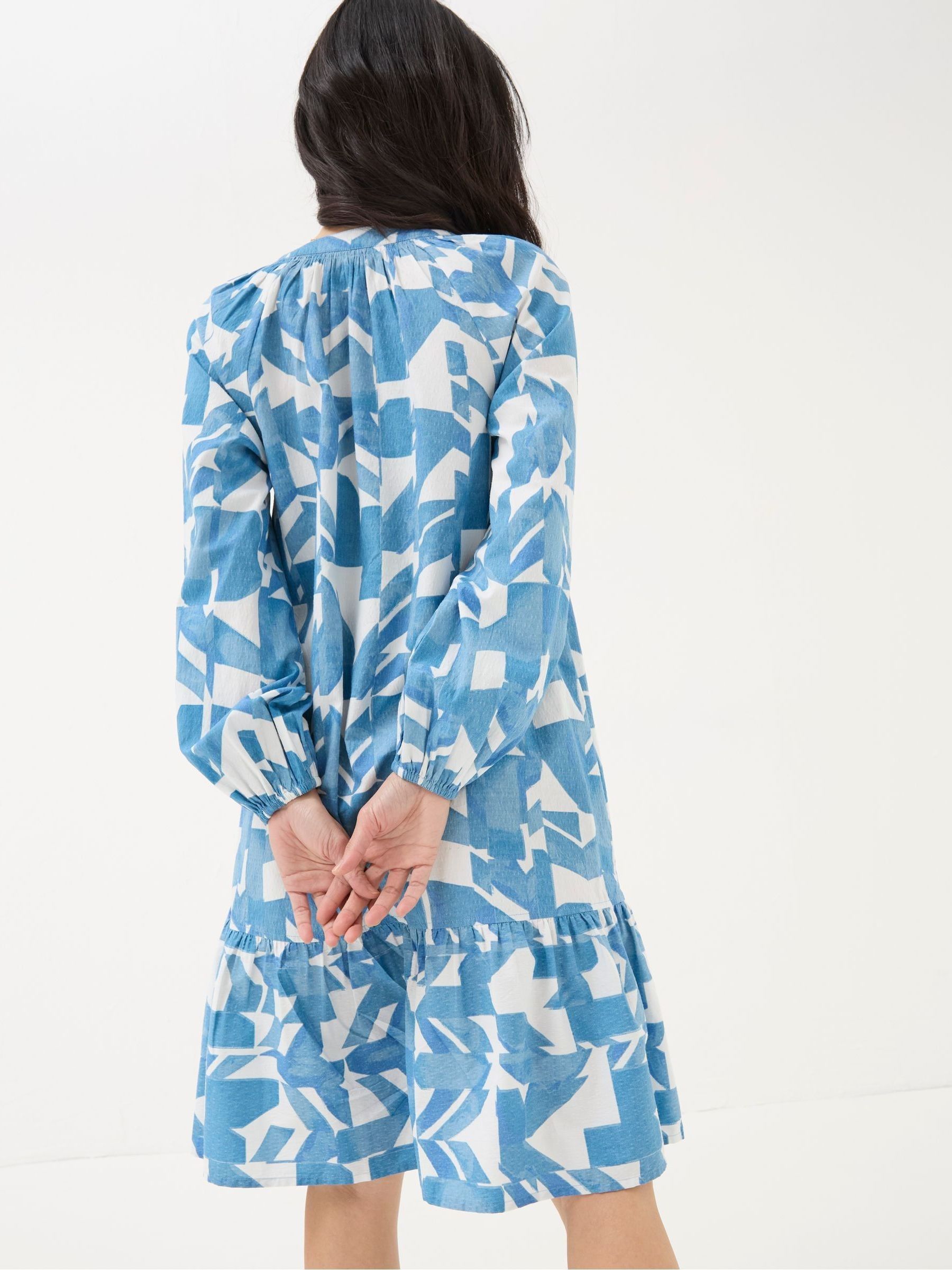 Amy Blue Med Geo Dress - Image 2 of 7