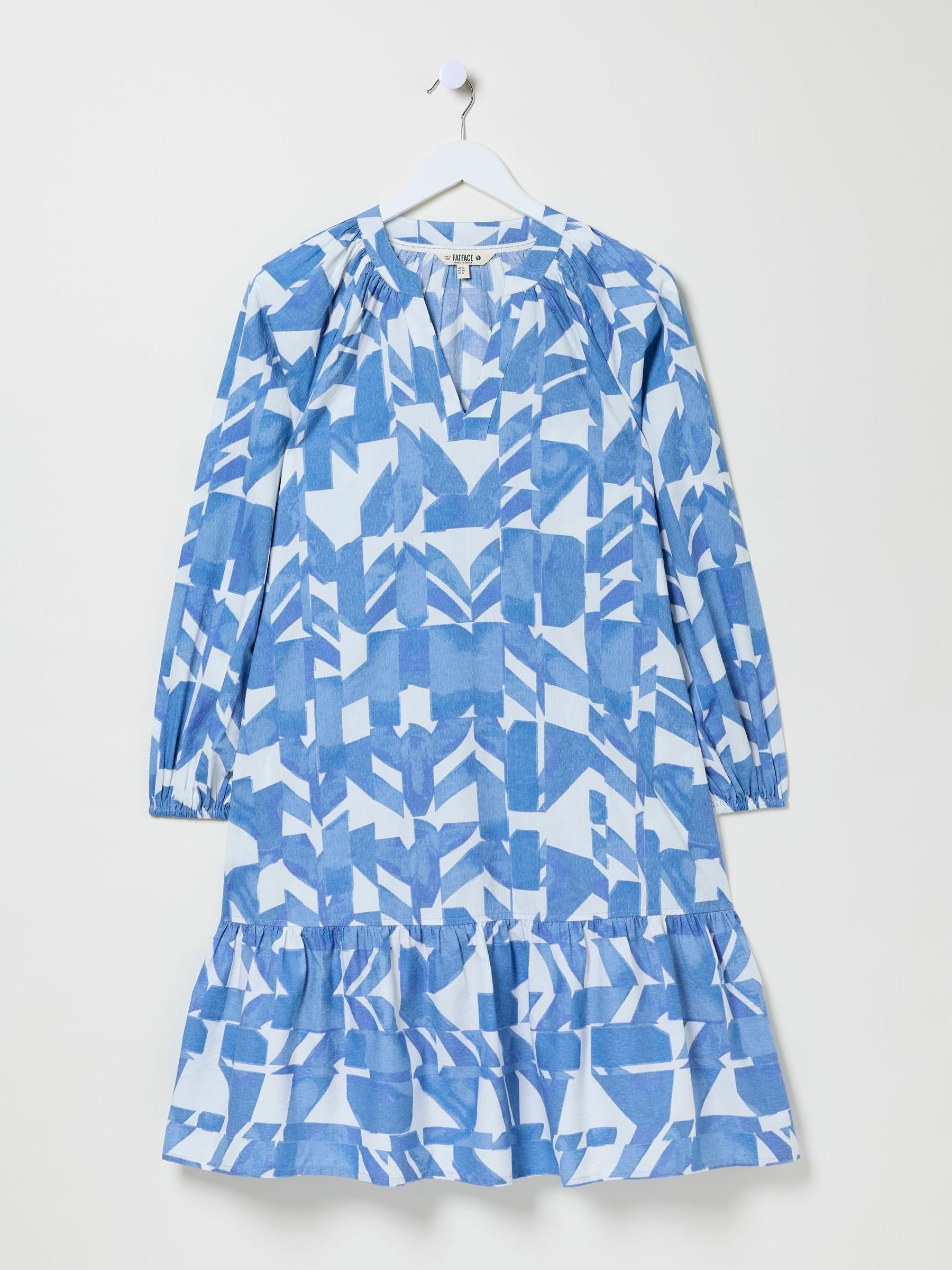 Amy Blue Med Geo Dress - Image 7 of 7