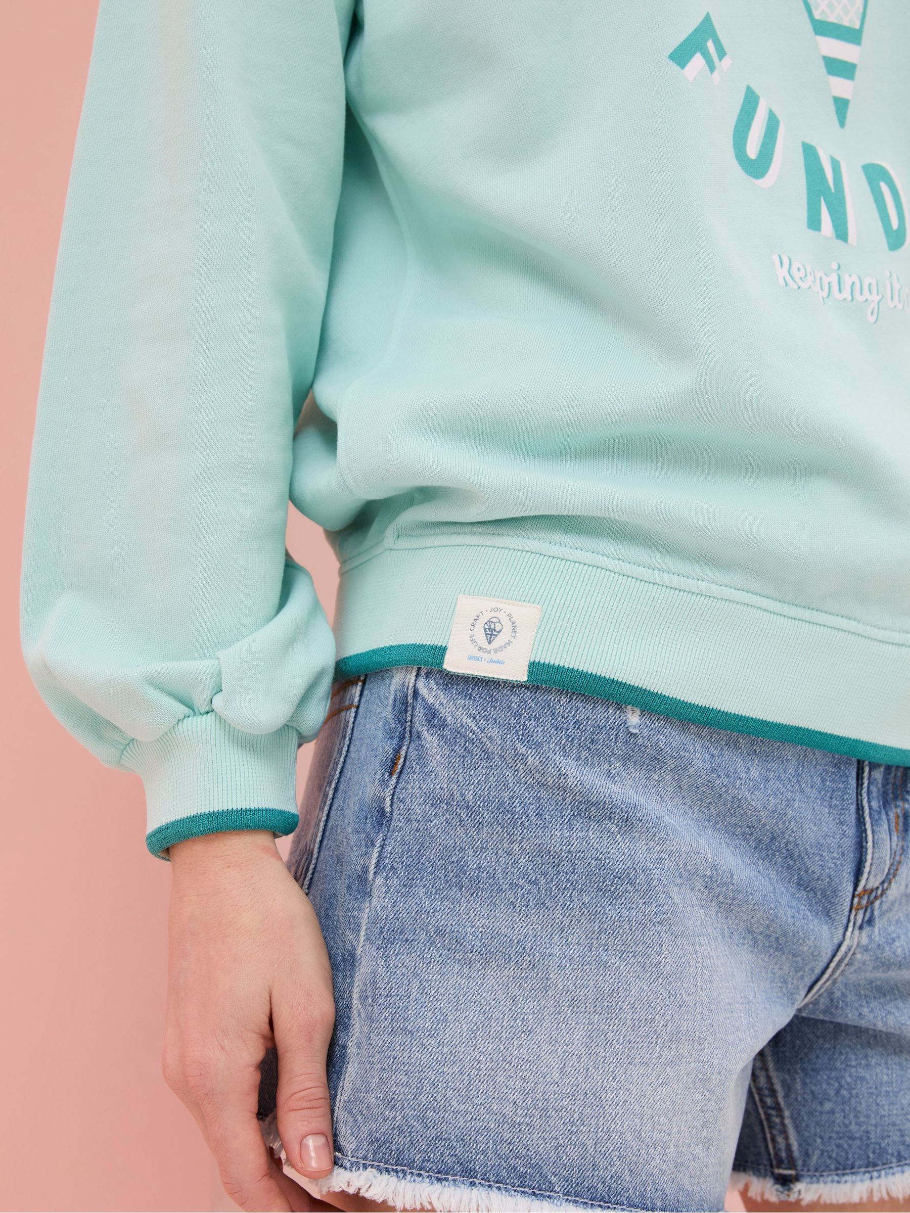 Judes Green Crew Sweatshirt - Image 3 of 5