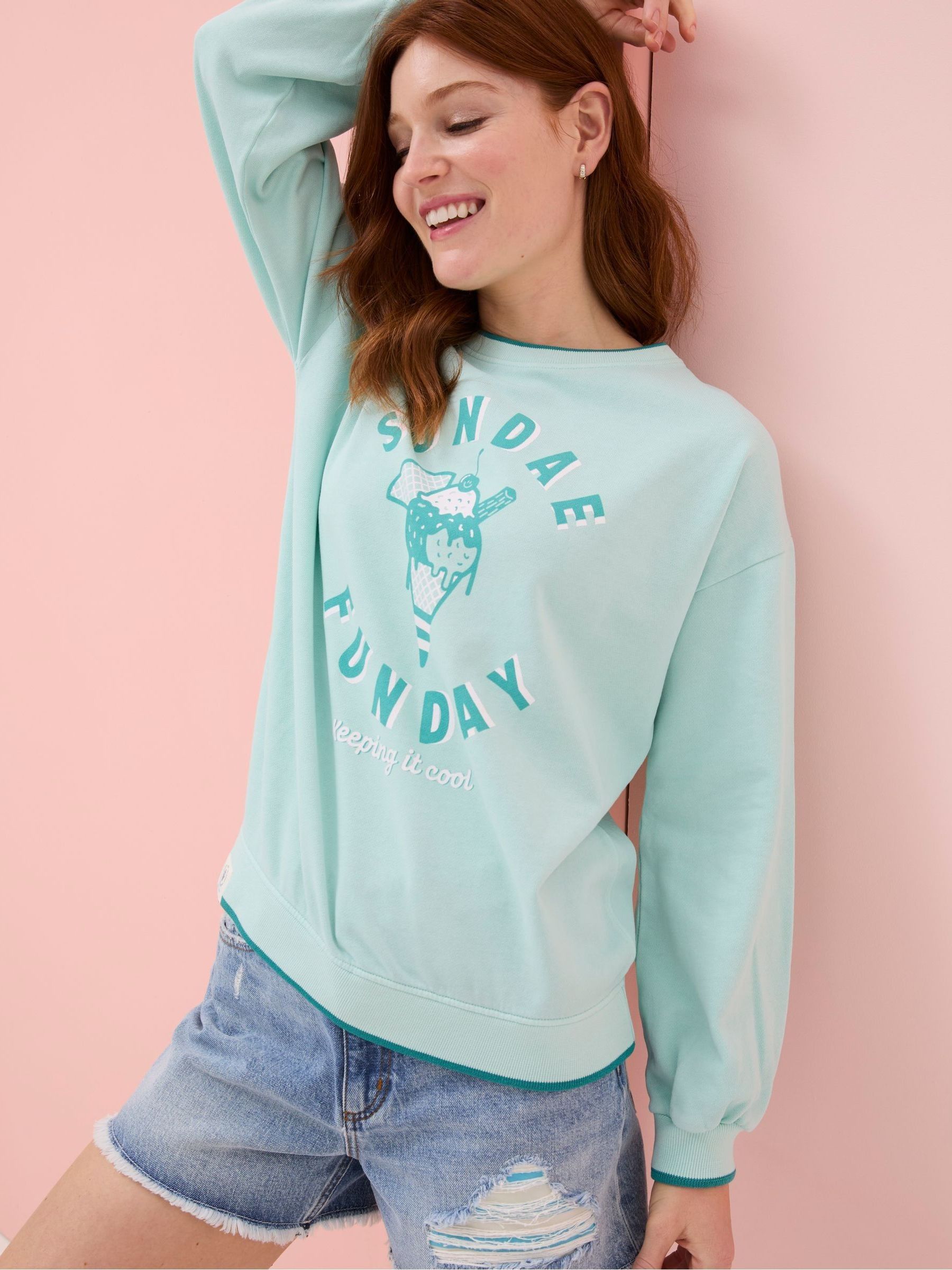 Judes Green Crew Sweatshirt - Image 5 of 5