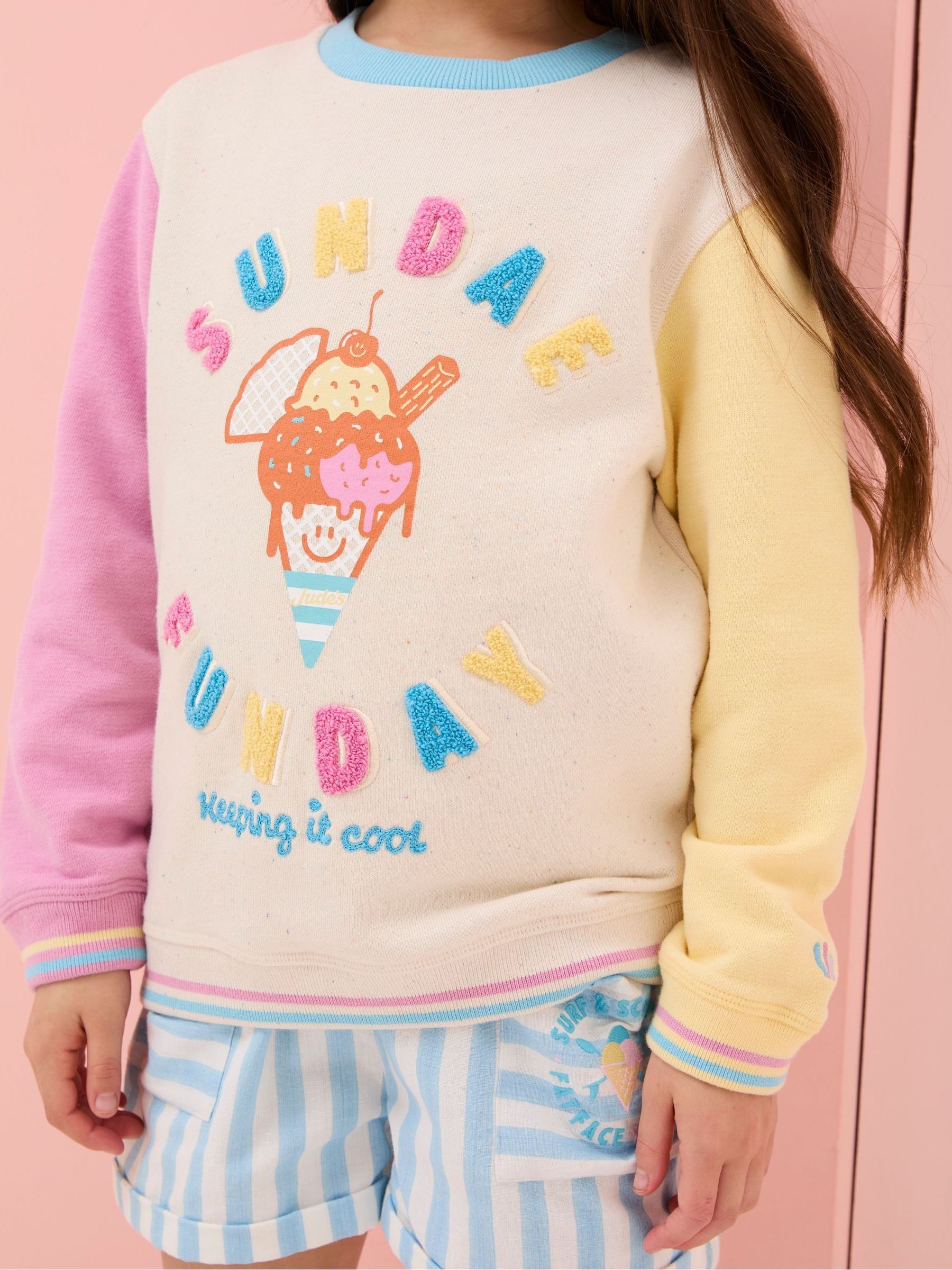Judes Natural Ice Cream Crew Sweatshirt - Image 4 of 6