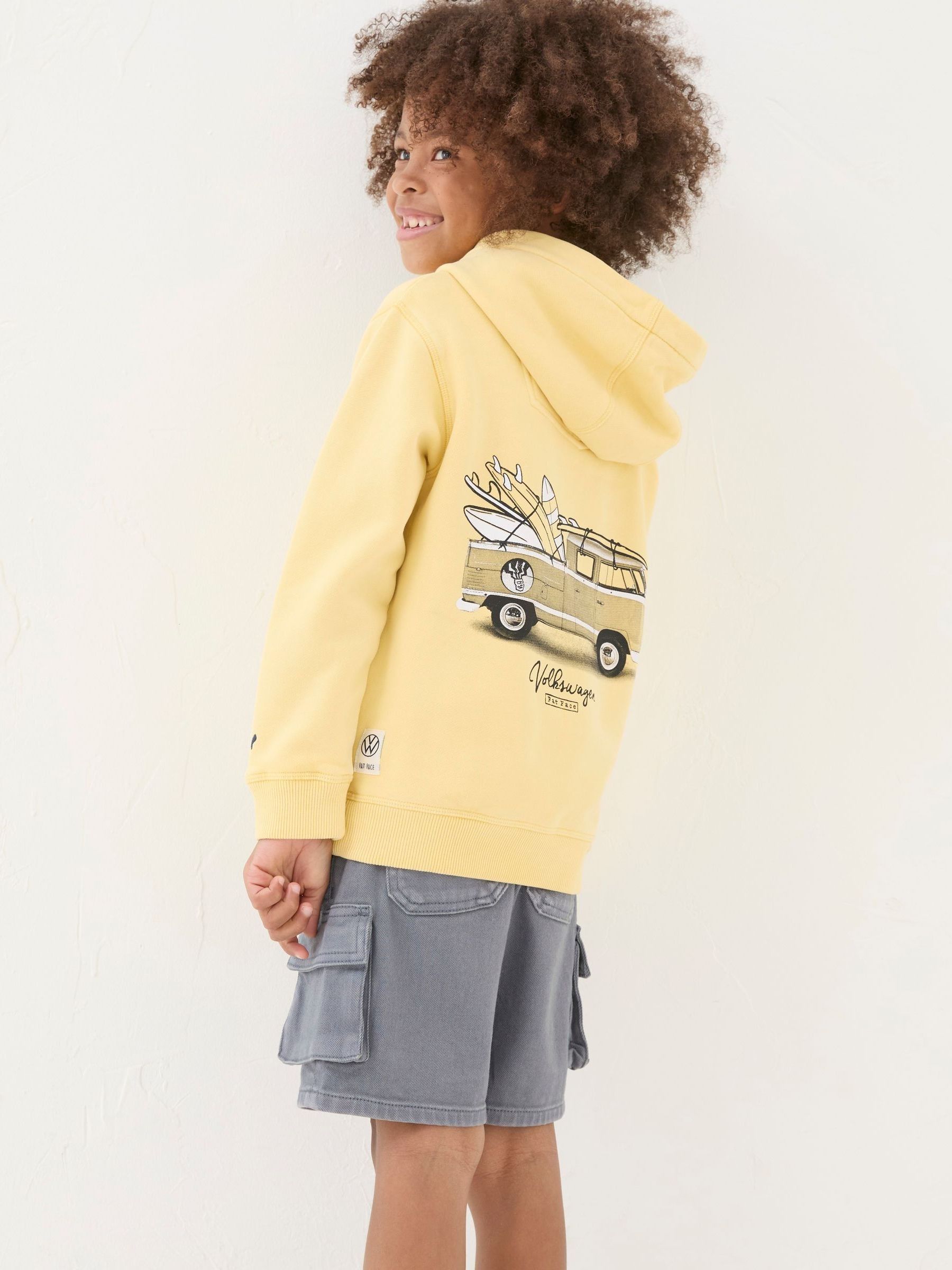 Yellow VW Popover Hoodie - Image 2 of 5