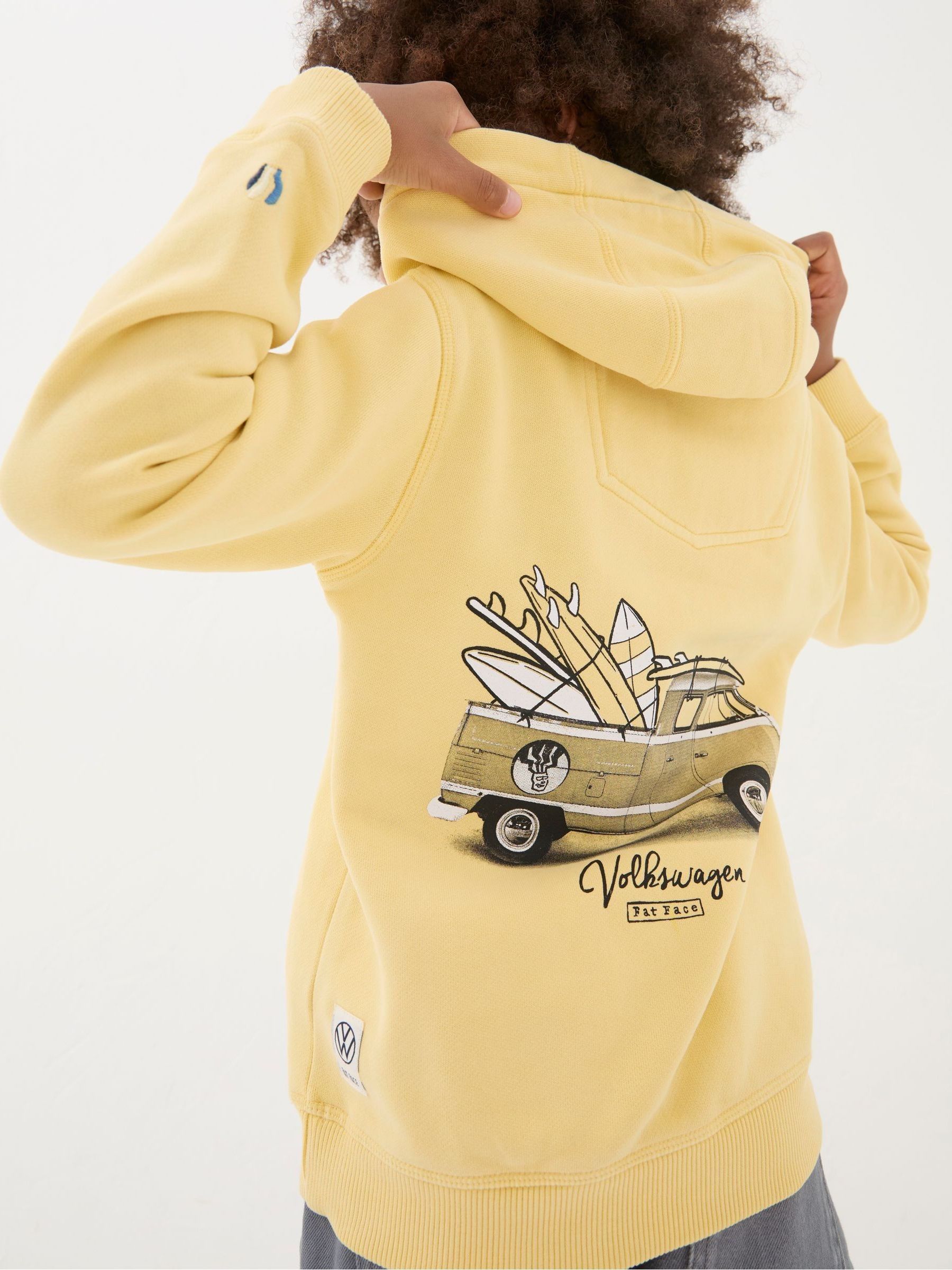 Yellow VW Popover Hoodie - Image 4 of 5