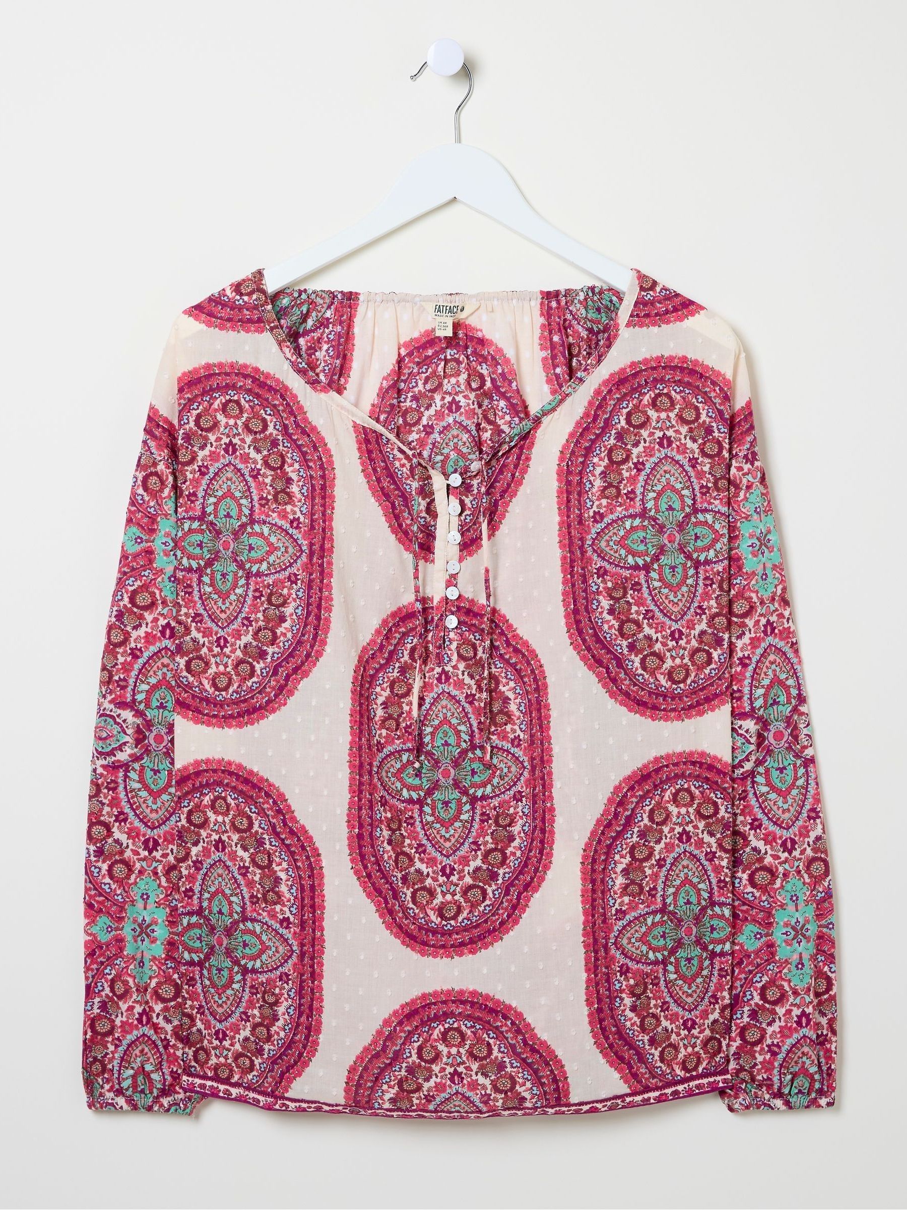 Ishana Purple Detail Paisley Blouse - Image 5 of 5